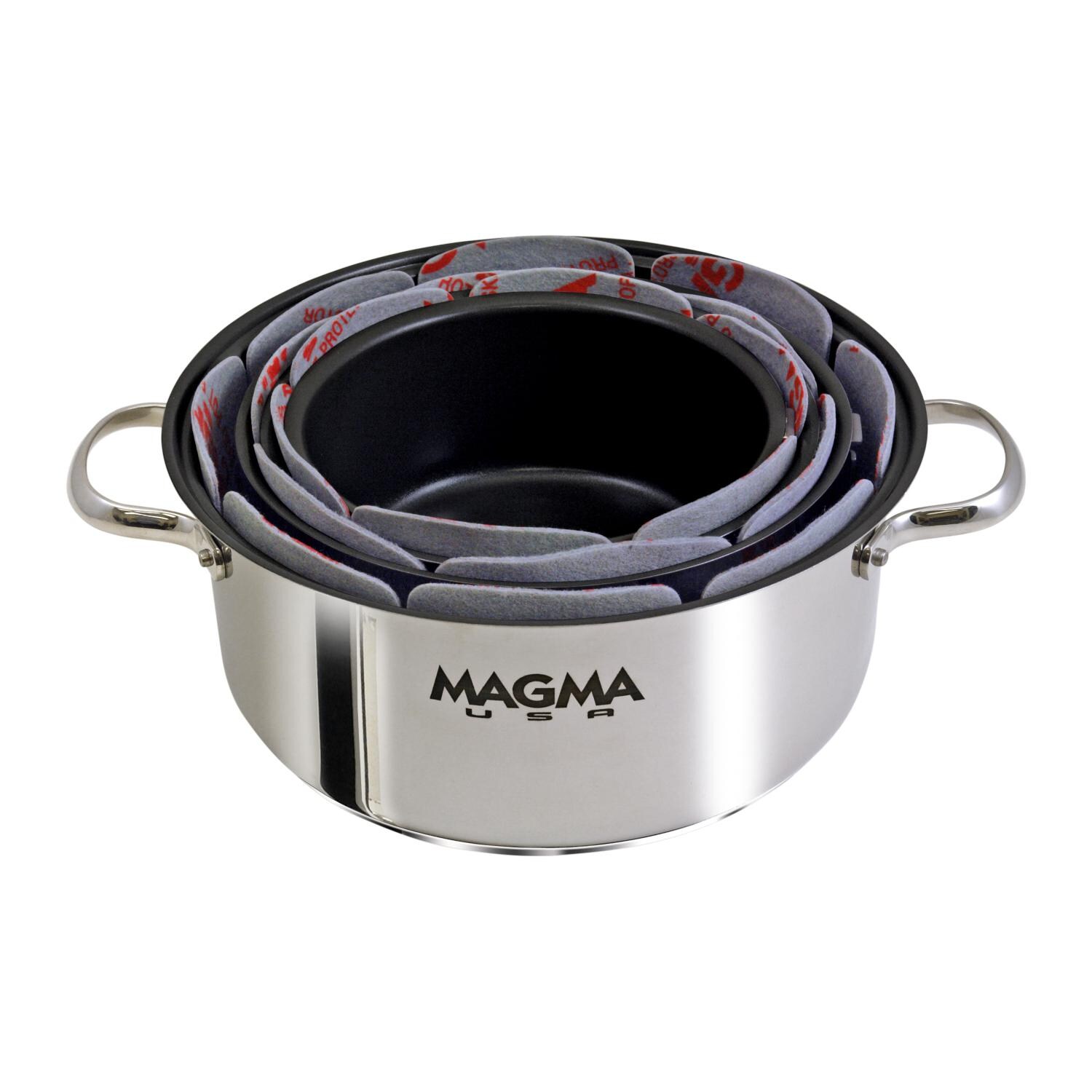 Magma A10-368 No-Skid Pot Protectors - Shown in Nested Pots thumbnail