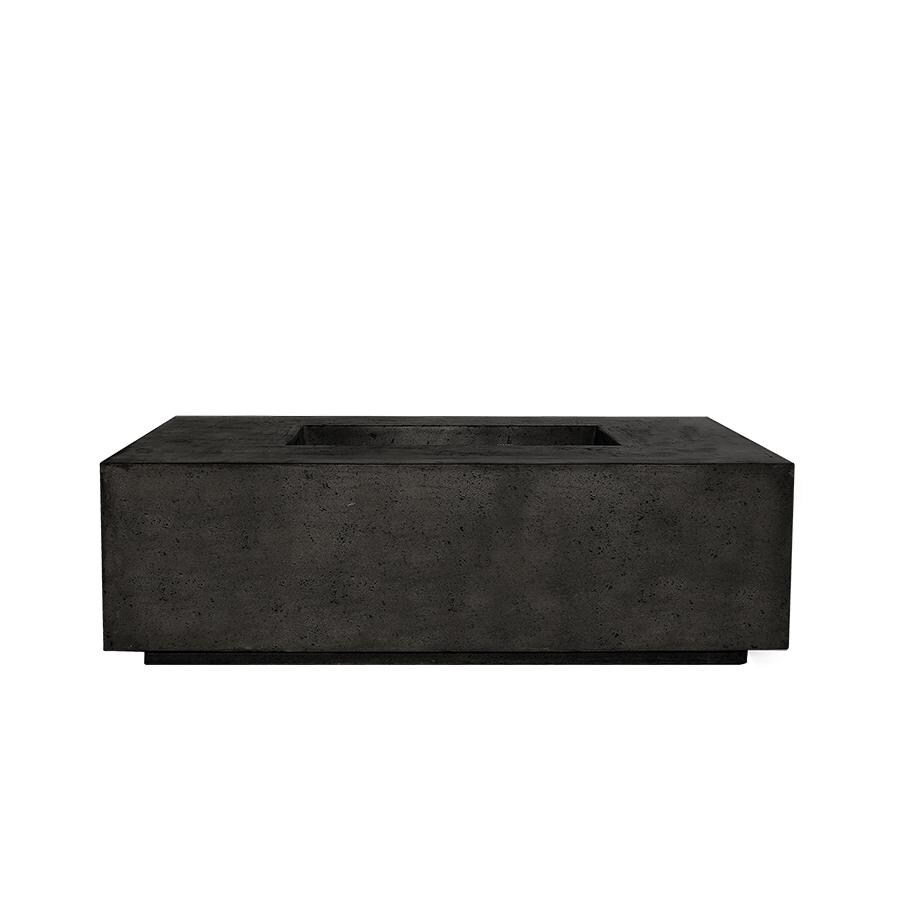 Prism Hardscapes Porto 68 68-Inch Rectangular Propane Gas Fire Pit Table - Ebony - PH-422-2LP image