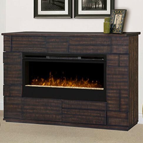 Dimplex Markus 75Inch Electric Fireplace Mantel Glass Embers