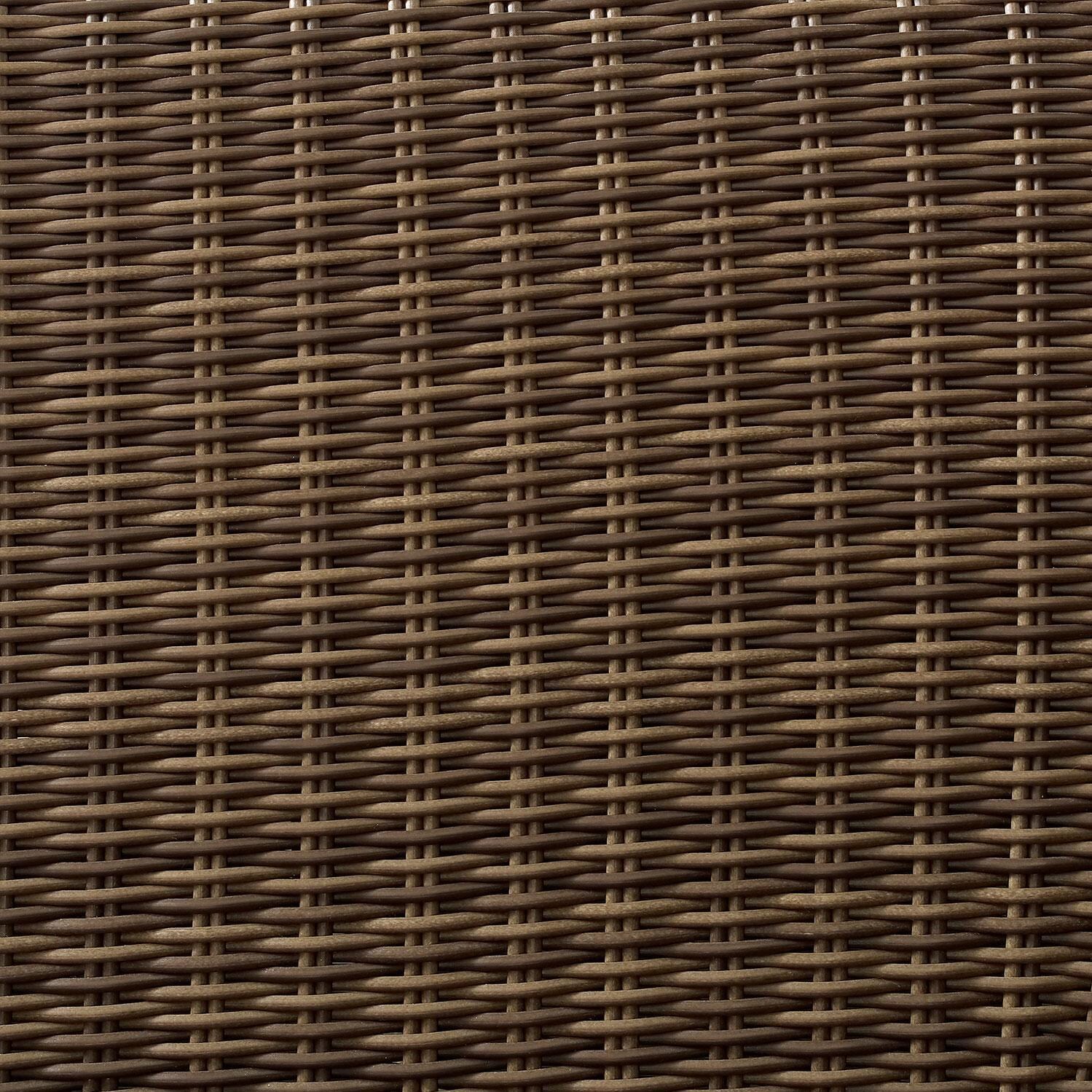 Ultimate Patio UP-92419WB-NV 3Pc Wicker Outdoor Sofa Patio Furniture Set in Navy - Wicker Swatch - Detail thumbnail