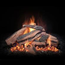 Golden Blount 21-Inch Texas Stack Vented Natural Gas Log Set - Manual Safety Pilot W/ Wireless On/Off Wall Switch Kit image