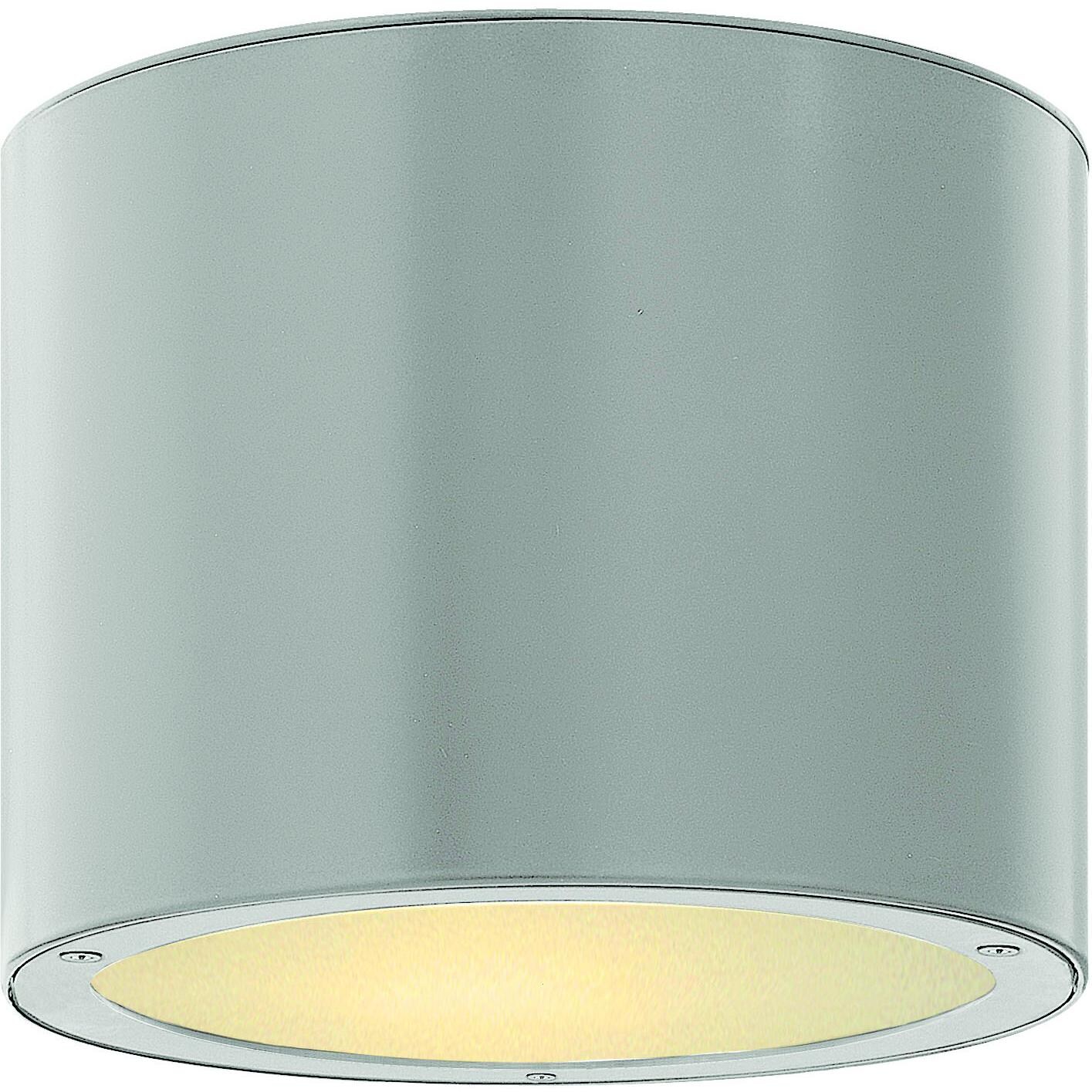 Hinkley Lighting Luna One Light 8-Inch LED Dark Sky Outdoor Ceiling Light - Titanium - 1663TT-LED