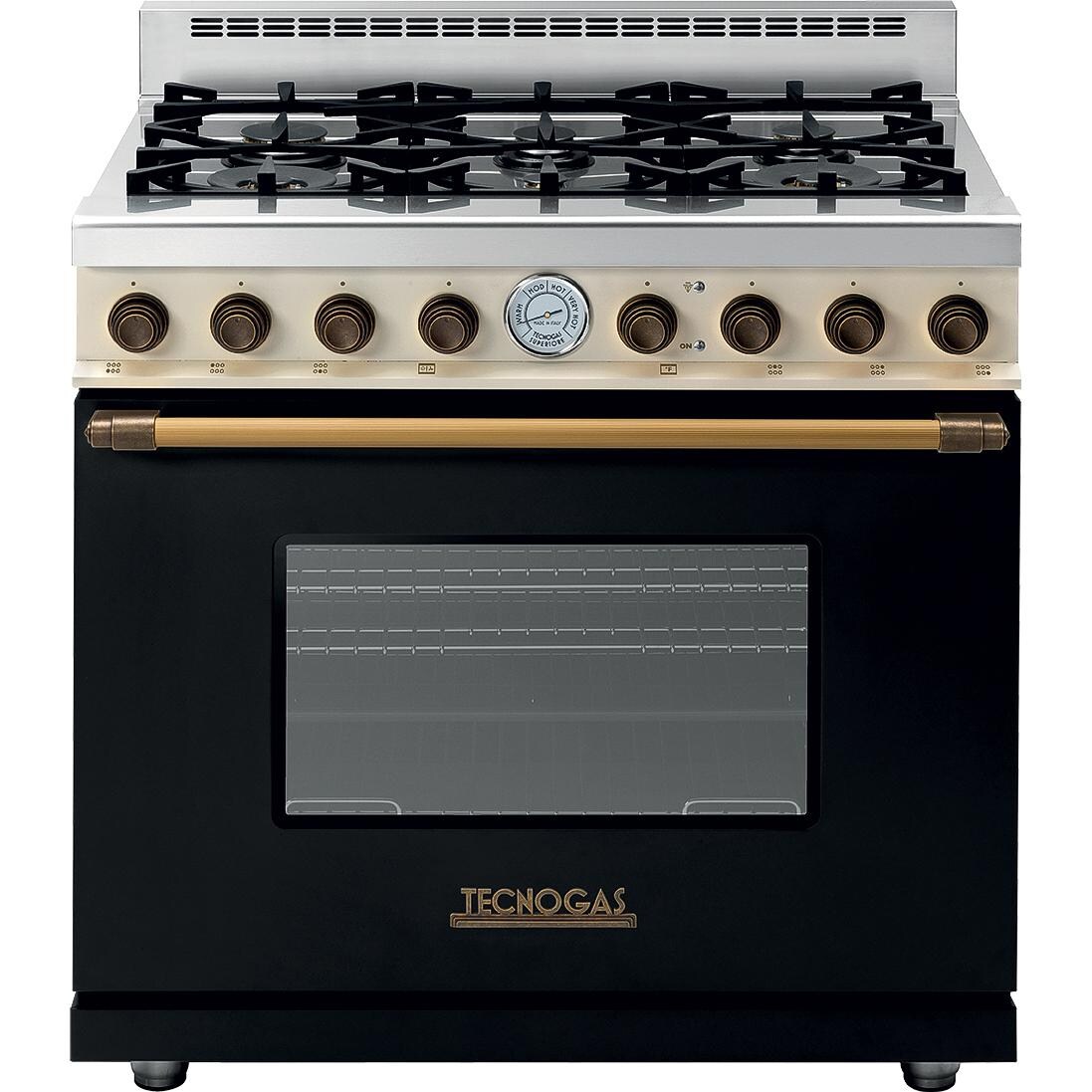 Tecnogas Superiore 36Inch DECO Natural Gas Range With 6 Burners