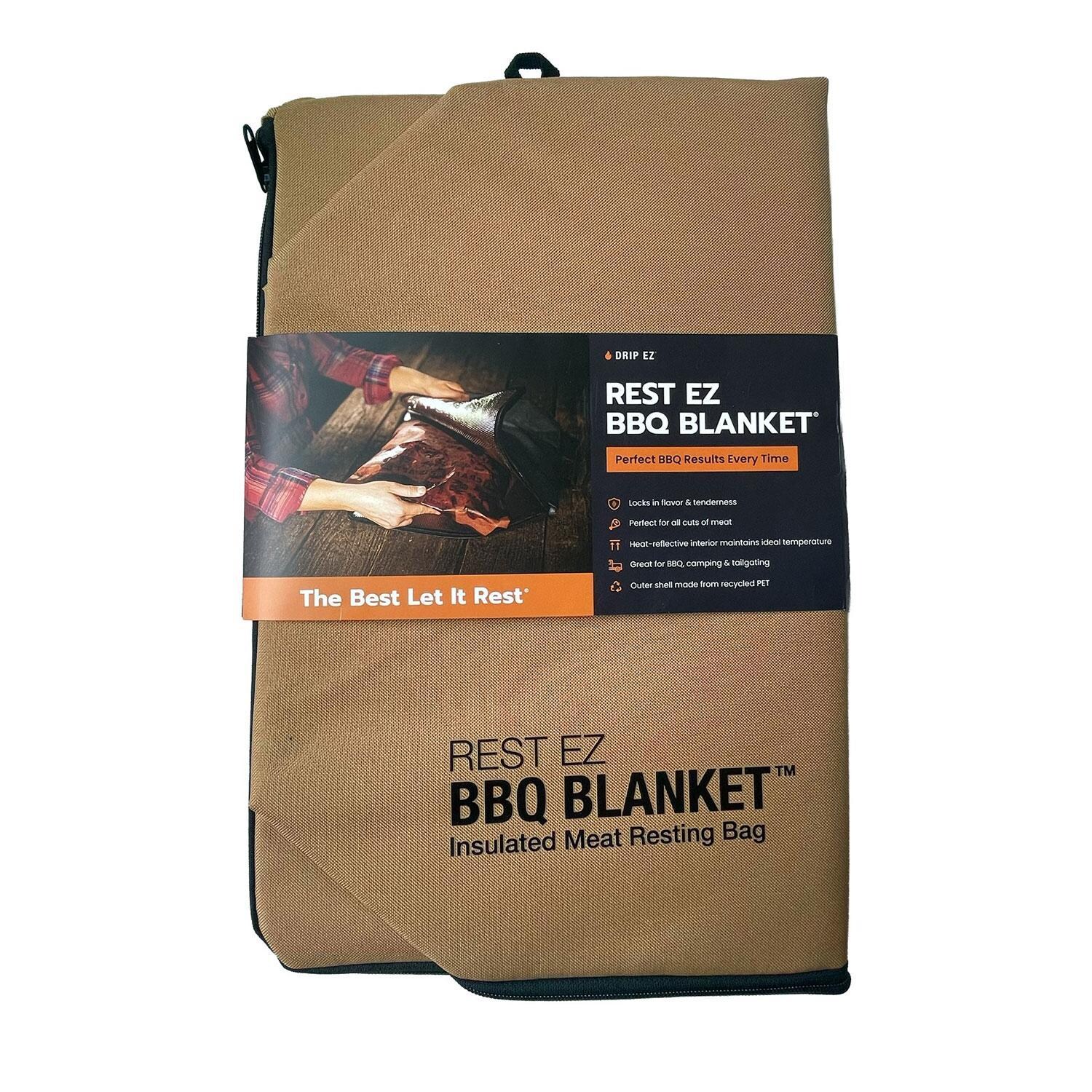 Drip EZ BLNKT-1-KH Rest EZ BBQ Blanket - Khaki - Display - White Background