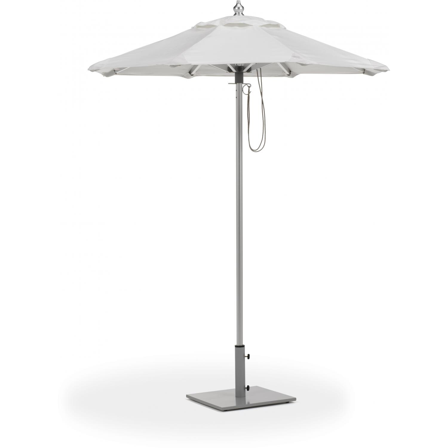 Oxford Garden 6 Ft. Octagonal Aluminum Patio Market Umbrella W/ Push Lift - Sunbrella Canvas Canvas image