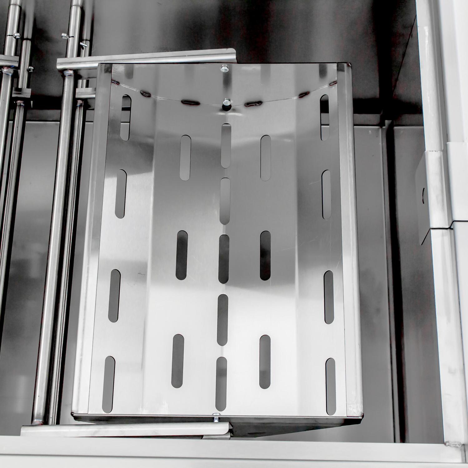 Cajun Grill Preaux 36-Inch Freestanding Charcoal Grill - Charcoal Tray Detail thumbnail