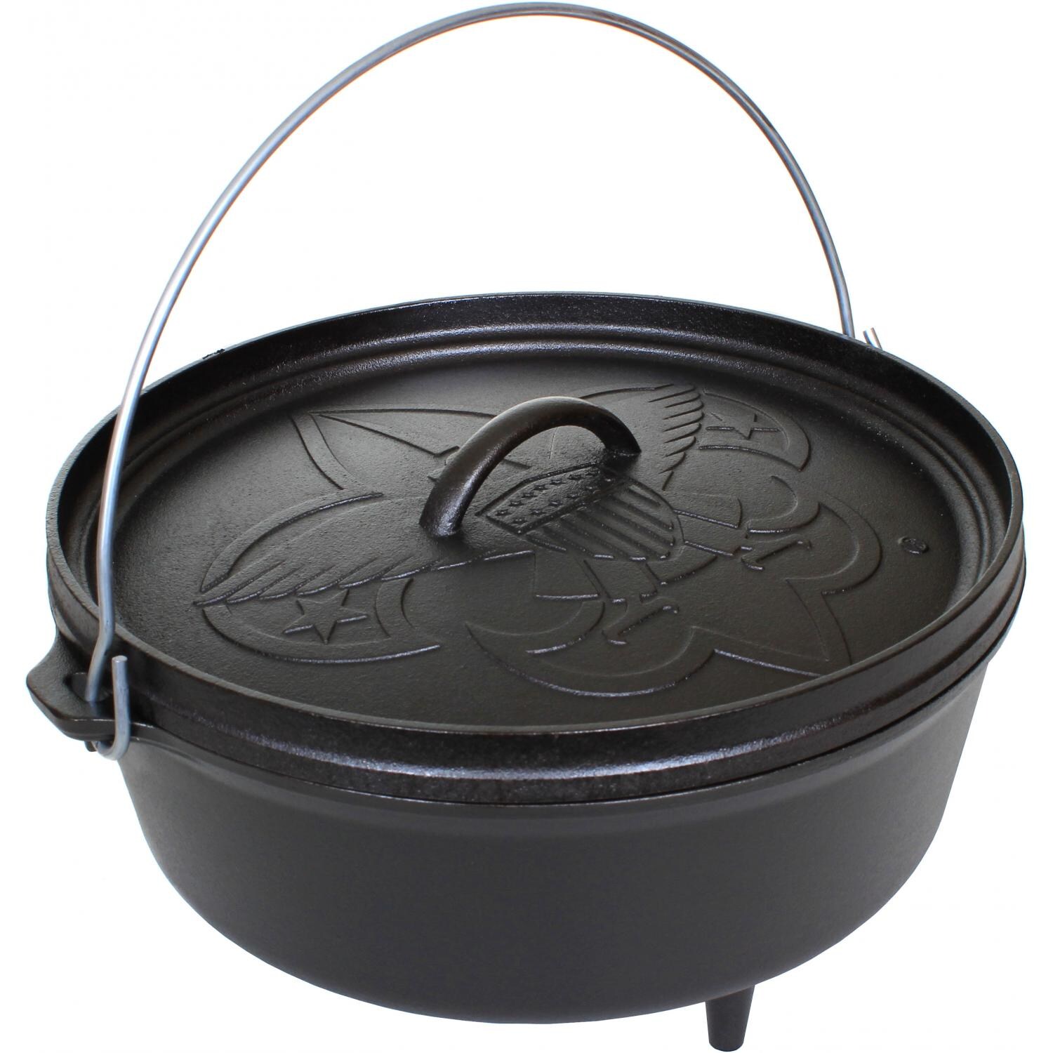 Lodge Dutch Ovens Camping Cast Iron Boy Scouts Of America Series Dutch Oven - L12CO3BS thumbnail