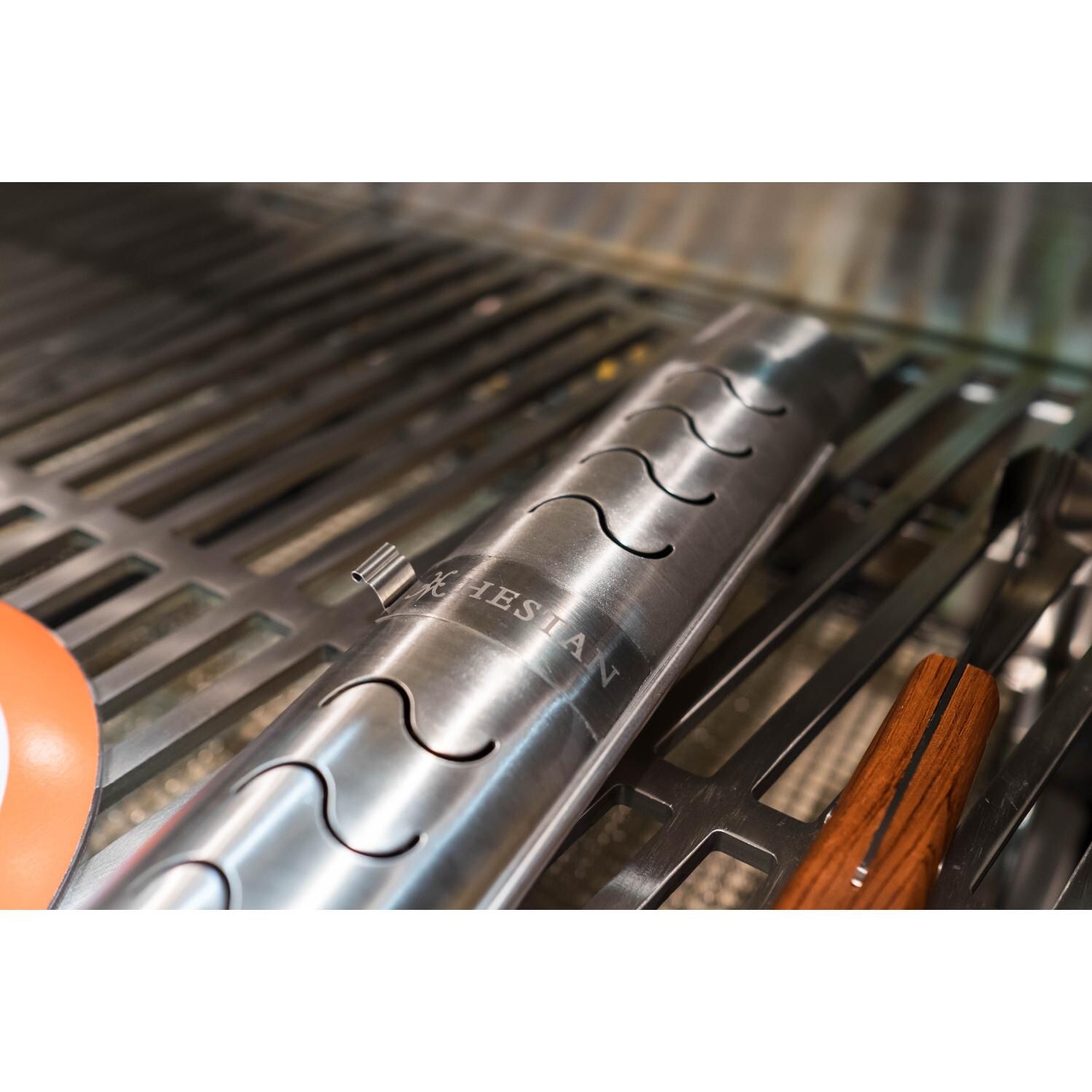 Hestan Stainless Steel Smoker Set - Close-Up thumbnail