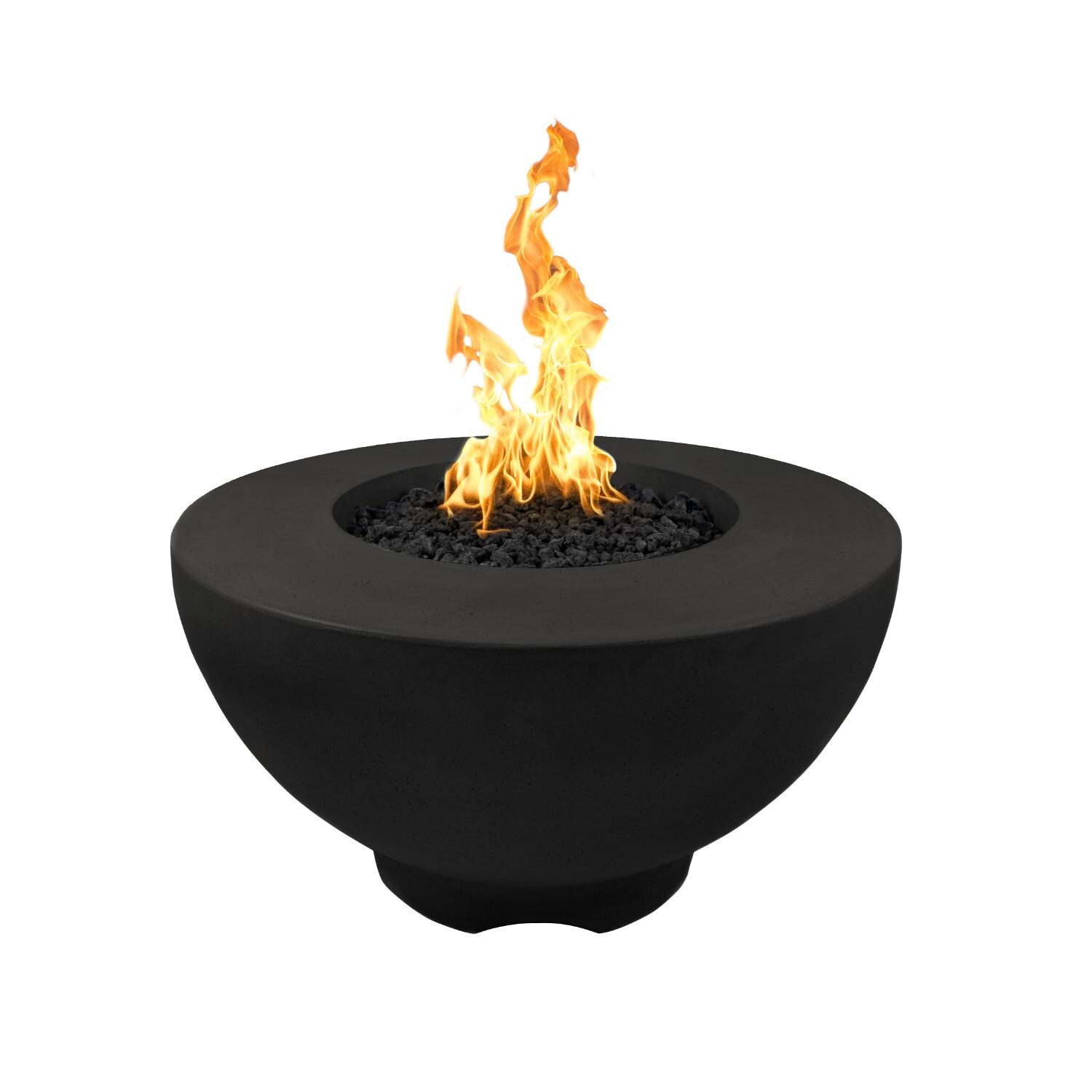 Black Round Sienna GFRC Fire Pit thumbnail