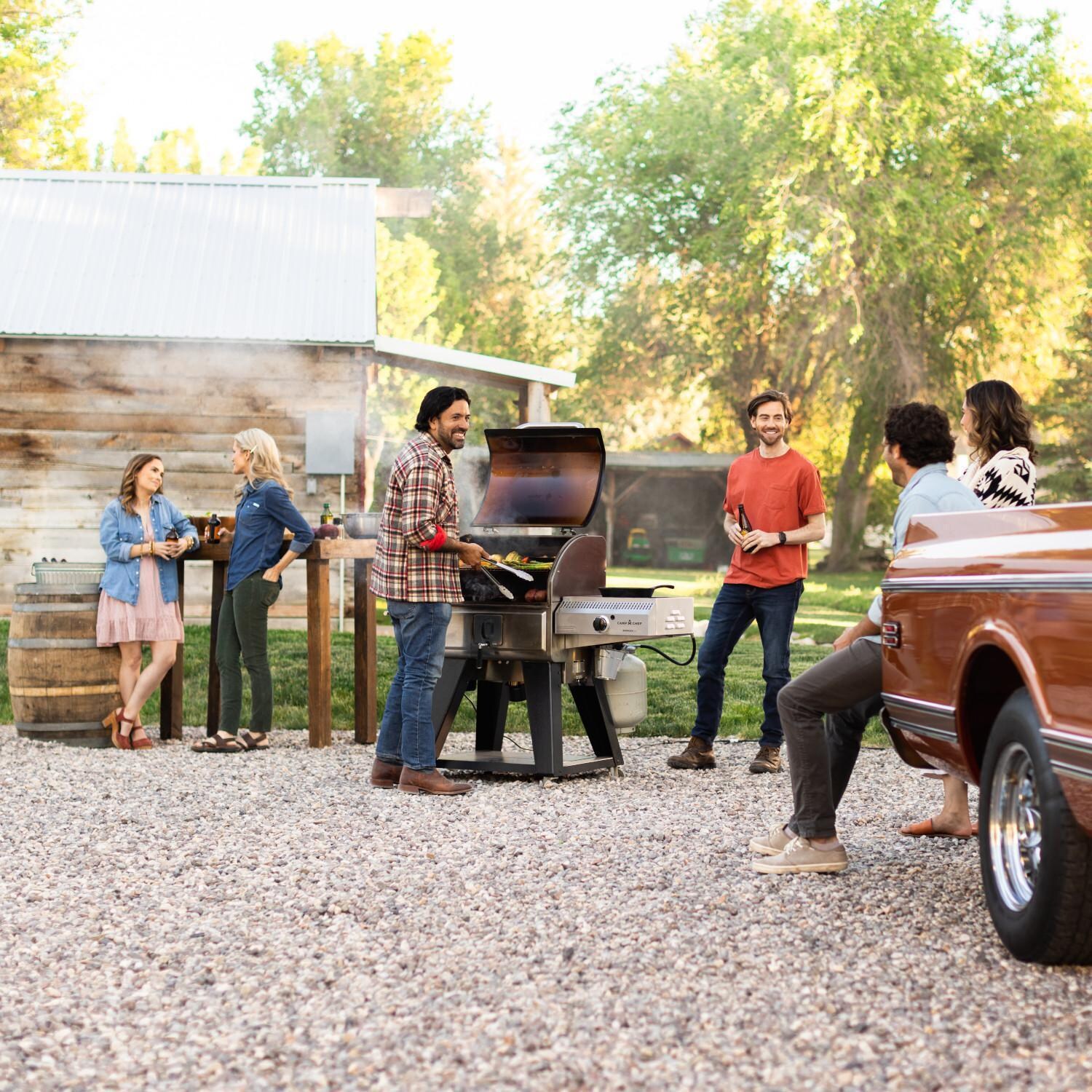 Camp Chef PG36WWSB Woodwind Pro WiFi 36-Inch Pellet Grill - Together - Lifestyle thumbnail