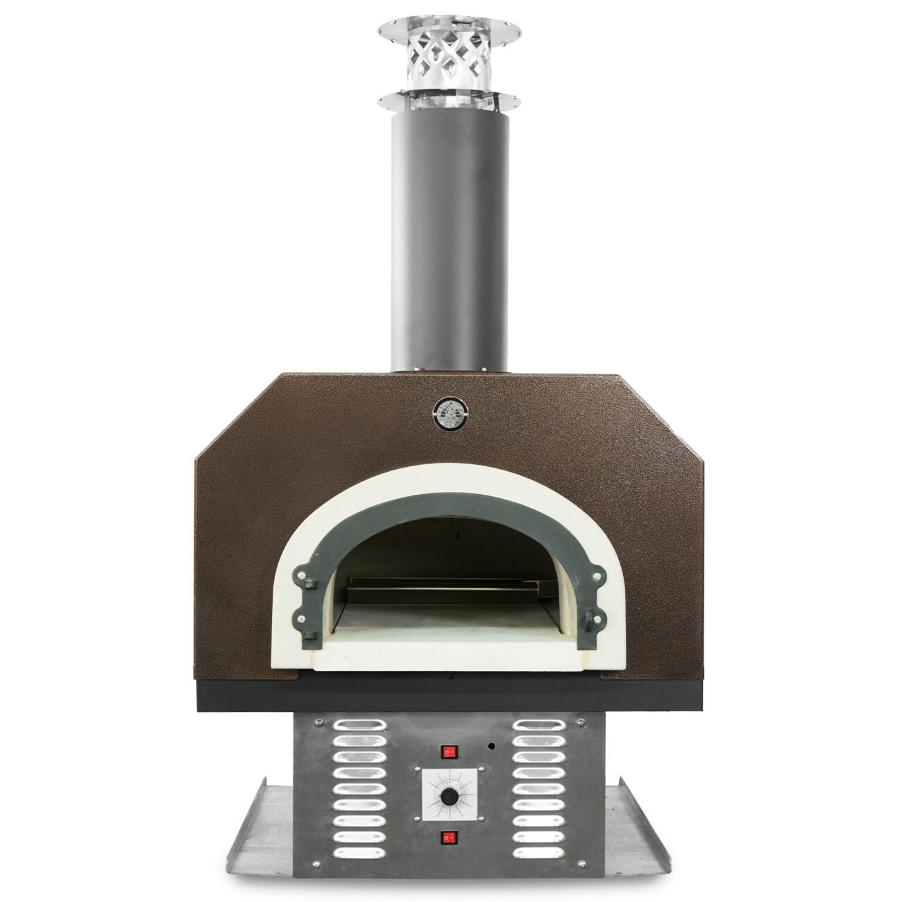 Chicago Brick Oven CBO-750 Built-In Countertop Hybrid Residential Outdoor Pizza Oven - Natural Gas - Copper - CBO-O-CT-750-HYB-NG-CV-R-3K