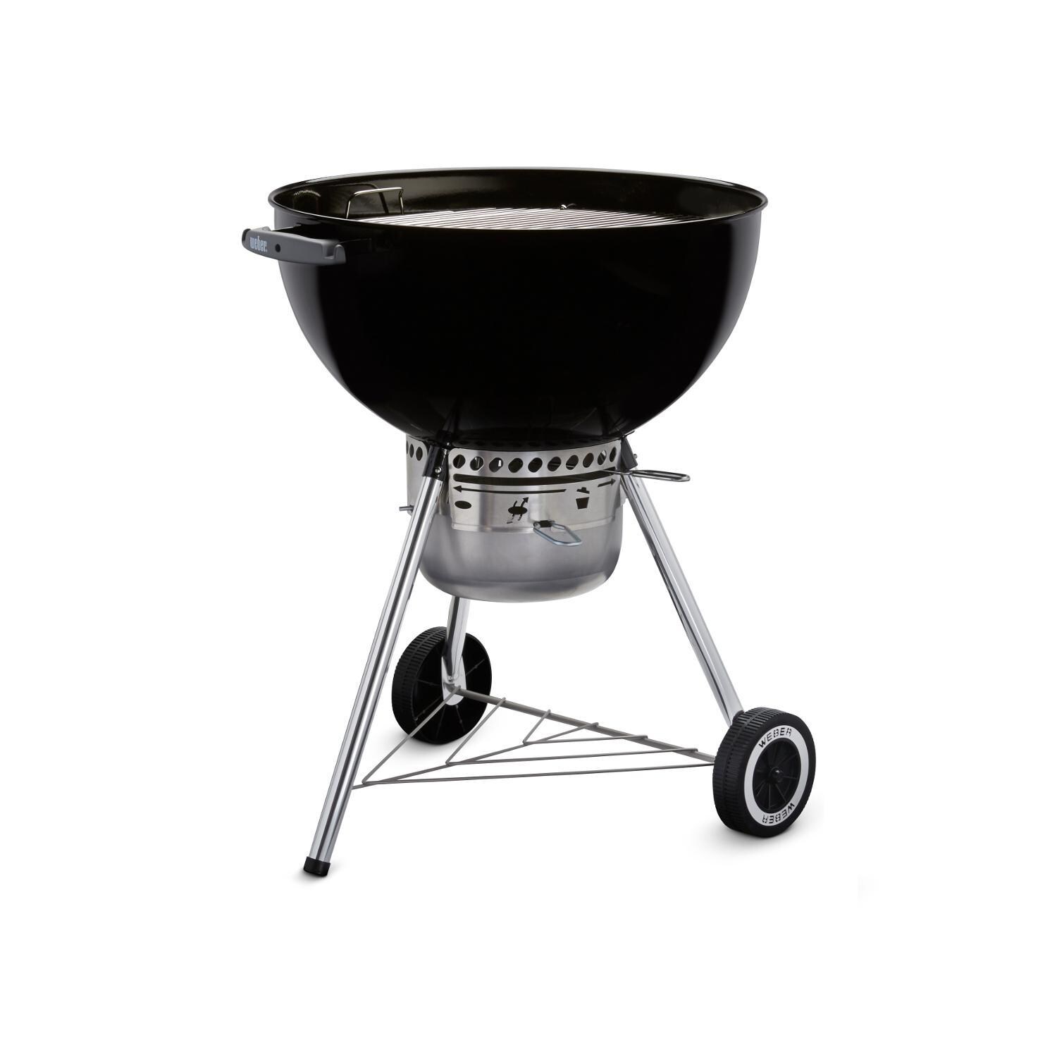 Weber Original Kettle Premium 22-Inch Charcoal Grill - Black - 14401001 - Kettle without Lid thumbnail