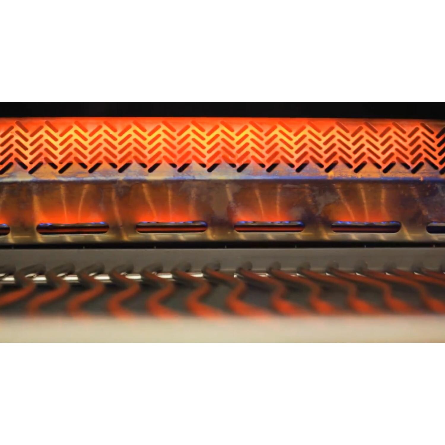 Napoleon Prestige II Gemini 750 Propane Gas Grill Stainless Steel Rear Infrared Burner thumbnail