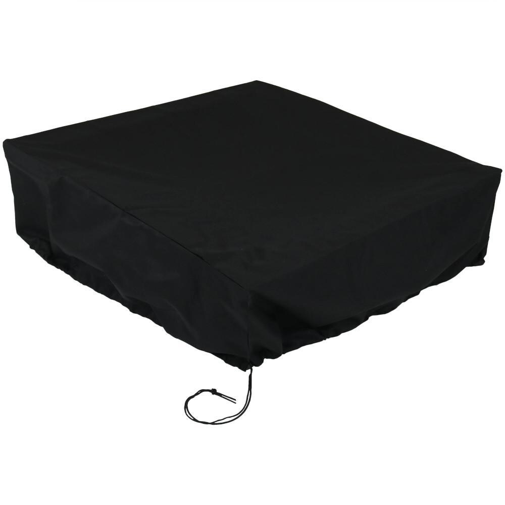 Ultimate Patio 48-Inch Square Black Fire Pit Cover thumbnail