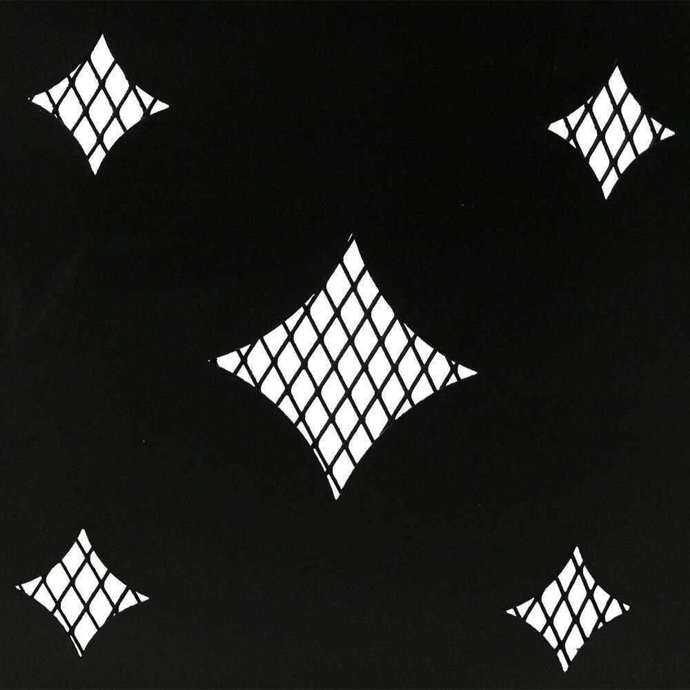 Ultimate Patio 36-Inch Heavy Duty Steel Diamond Cutout Campfire Ring - Close Up Detail thumbnail