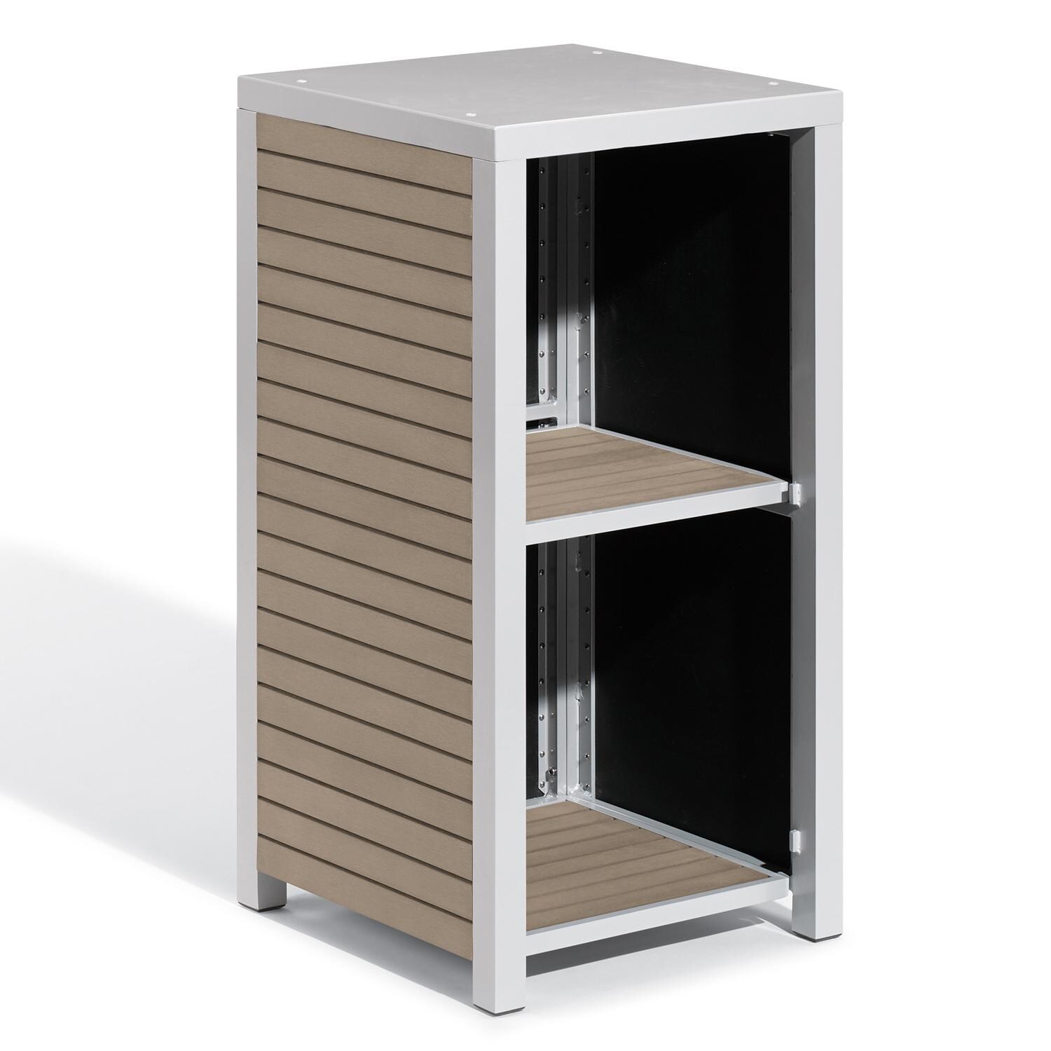 Oxford Garden Travira Vintage Tekwood Shelf - Angled thumbnail