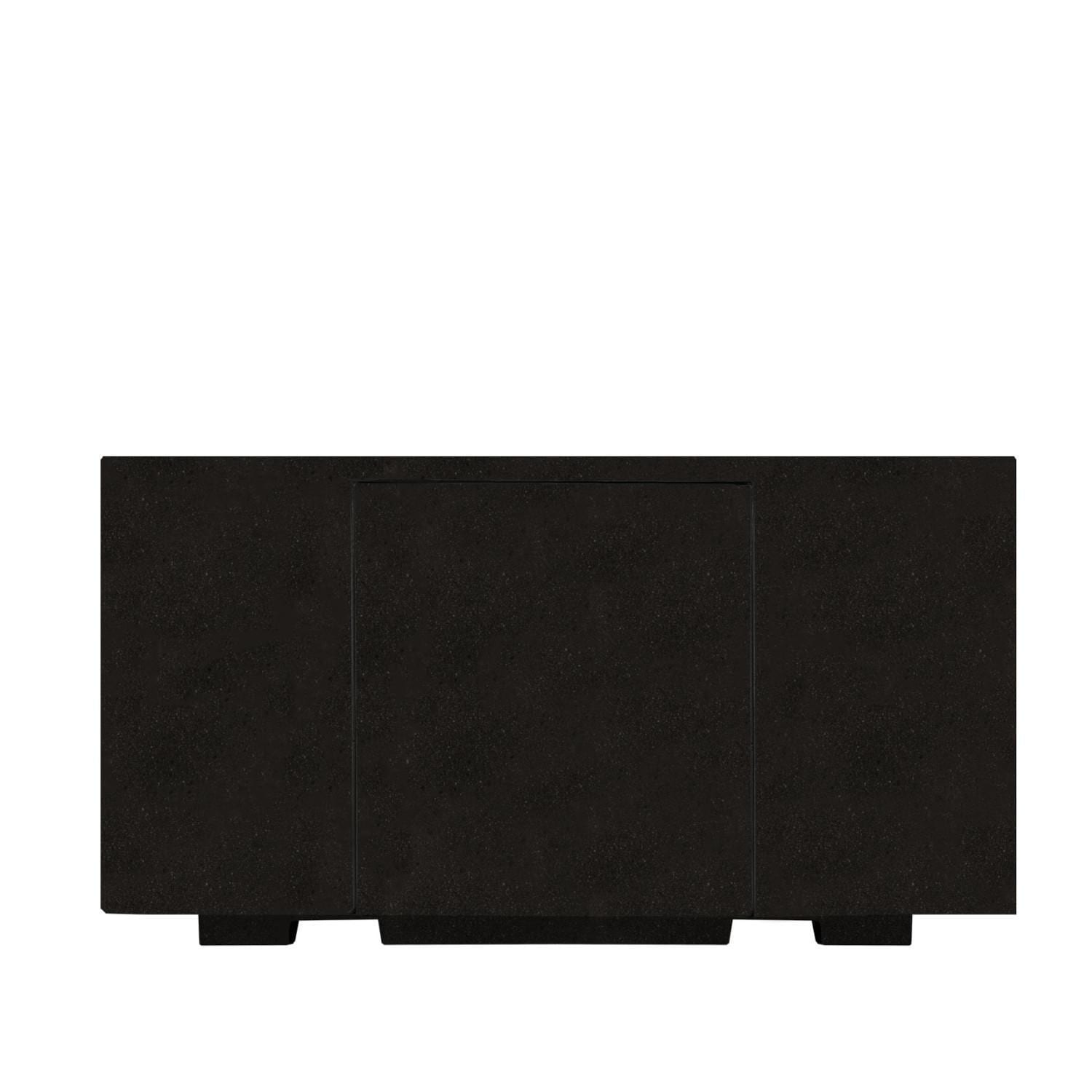 Prism Hardscapes SCPH-435-2LP Porto 58 58-in Rectangular Propane Gas Fire Pit Table - Side View - White Background thumbnail