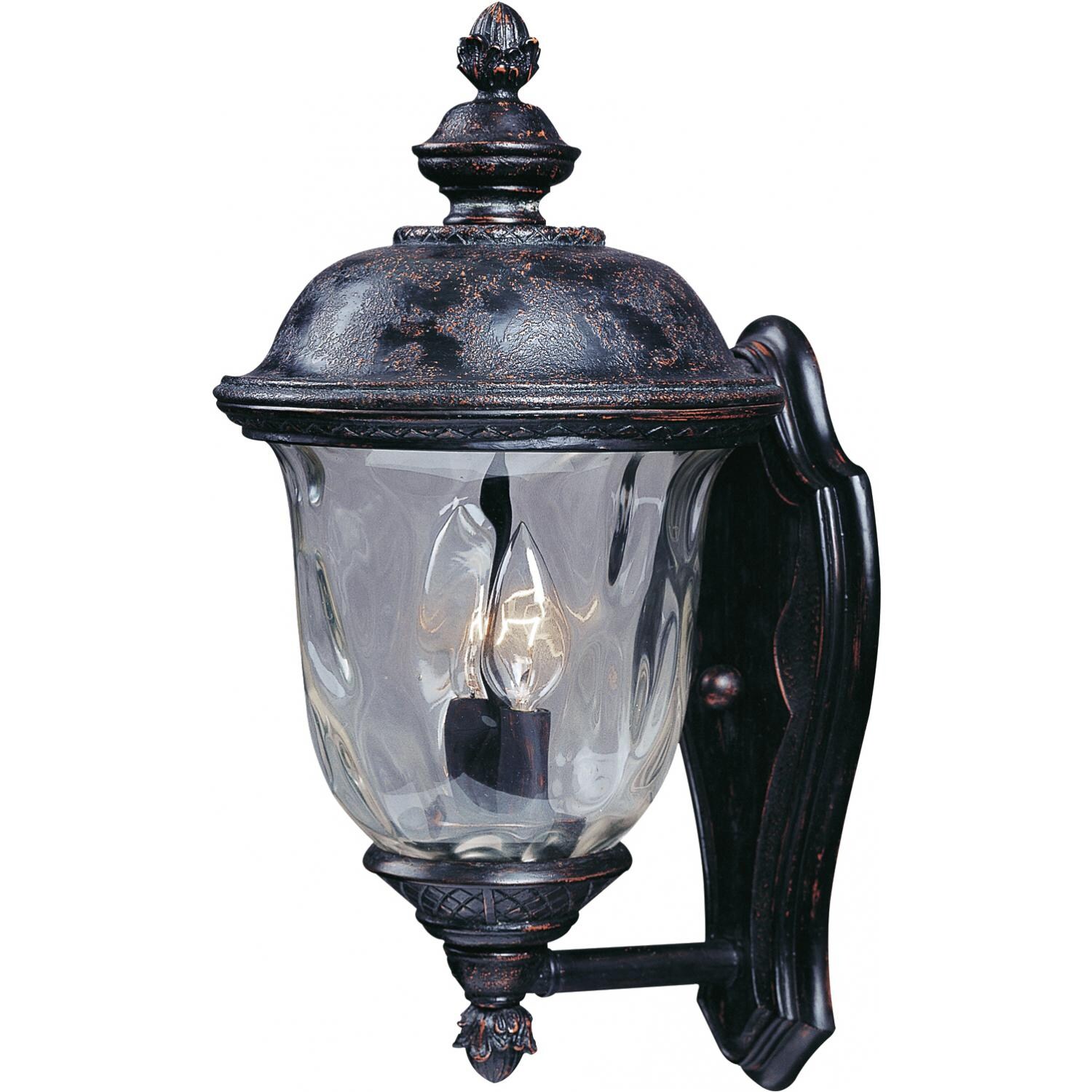 Maxim Carriage House DC 3422WGOB 60W 16-Inch Two Light Outdoor Wall Light - Oriental Bronze thumbnail