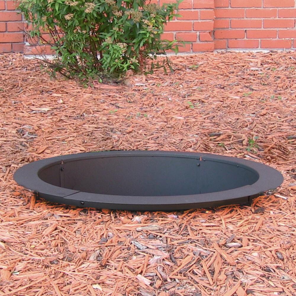 Ultimate Patio 30-Inch Round Heavy Duty Steel DIY Fire Pit Liner - In Ground thumbnail