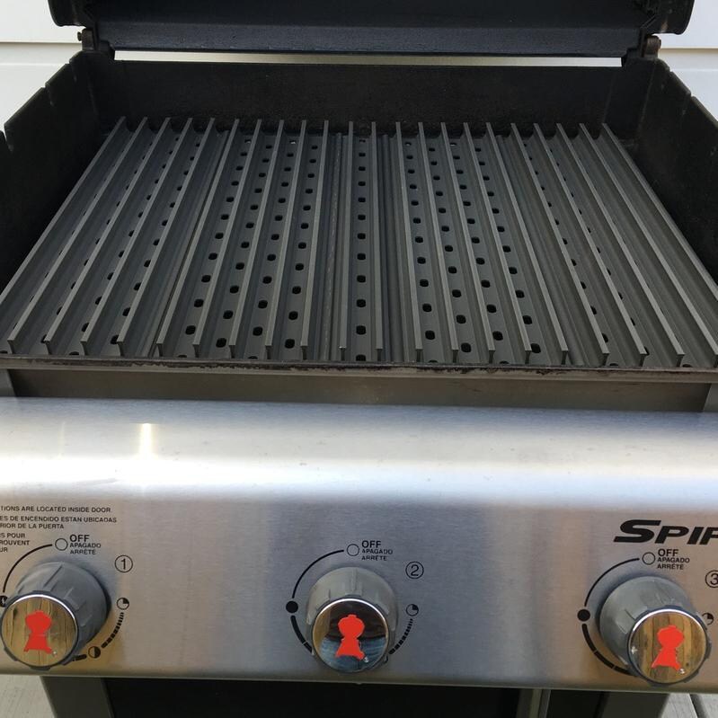 GrillGrate 4-Panel Replacement Grill Grate Set For Weber Spirit 200 Gas Grills - Installed On Grill thumbnail