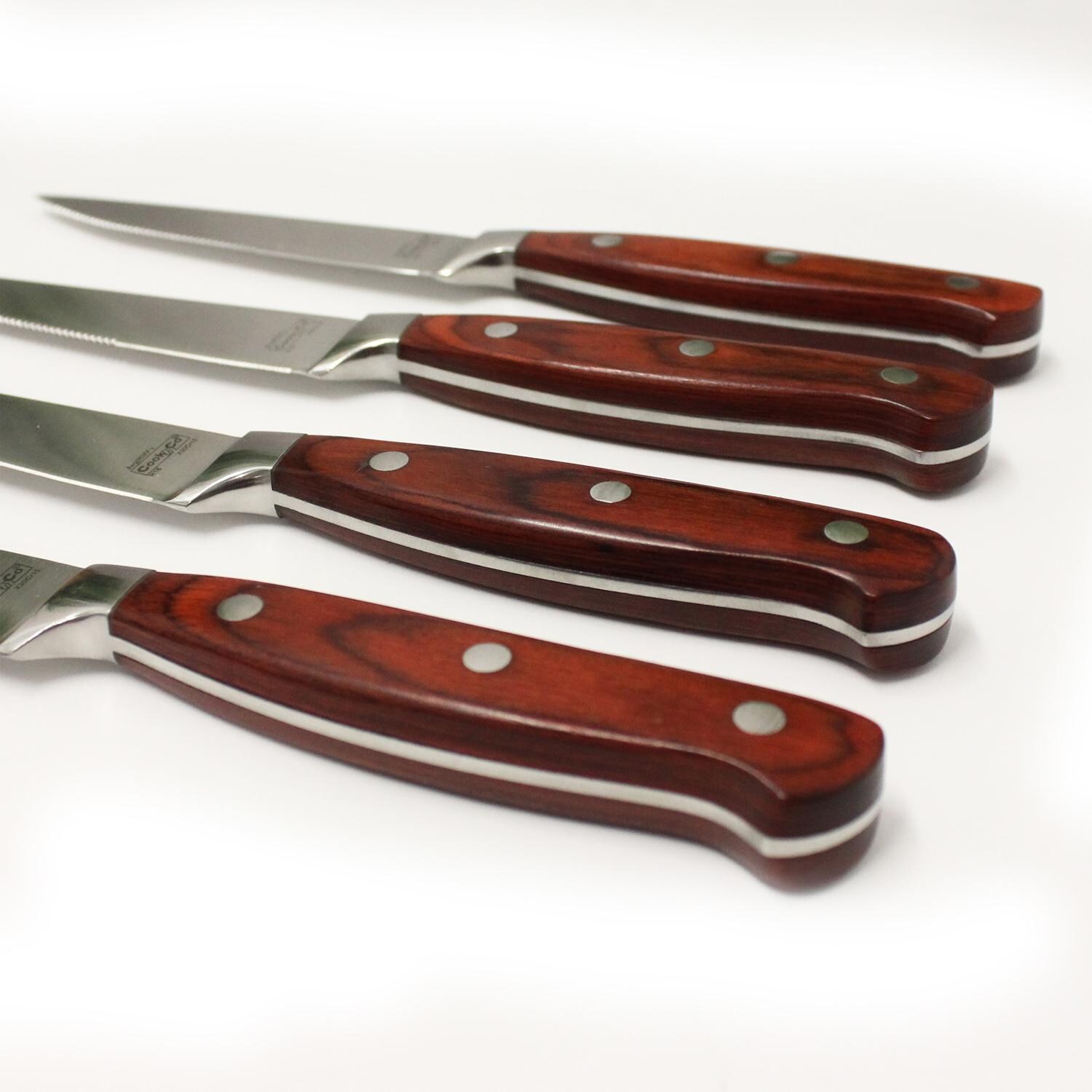 BergHOFF 2202014 Pakka 6-Piece Stainless Steel Steak Knife Set - Handle Detail thumbnail
