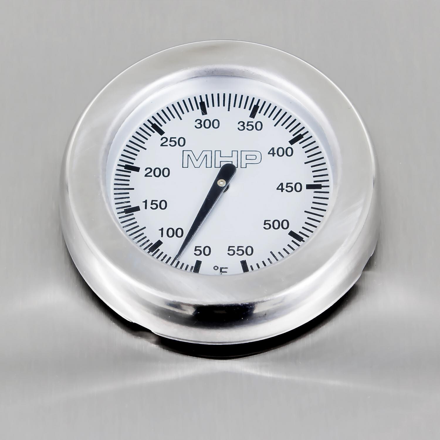 Phoenix SD Riveted Grill - Temperature Gauge
