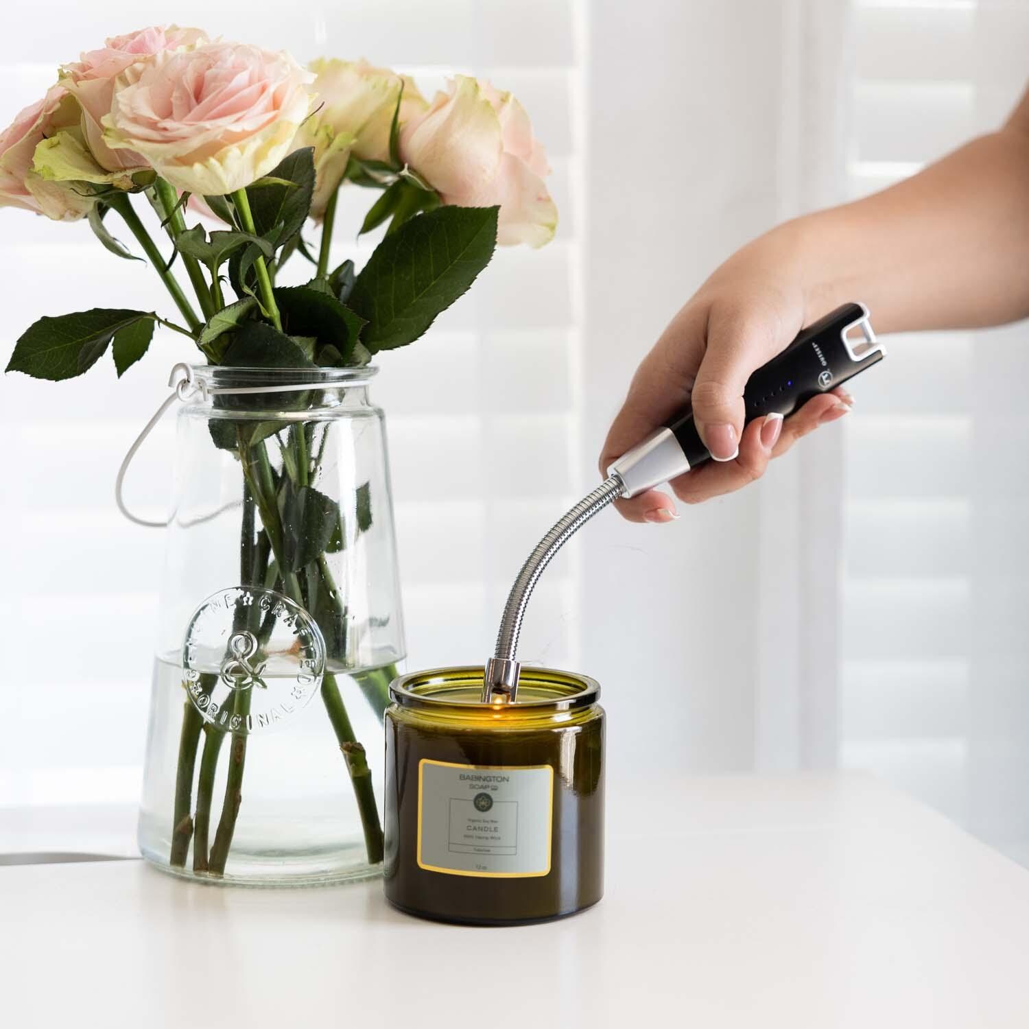 Outset 76659 USB Rechargeable Grill Lighter - Lighting Candle - Lifestyle thumbnail