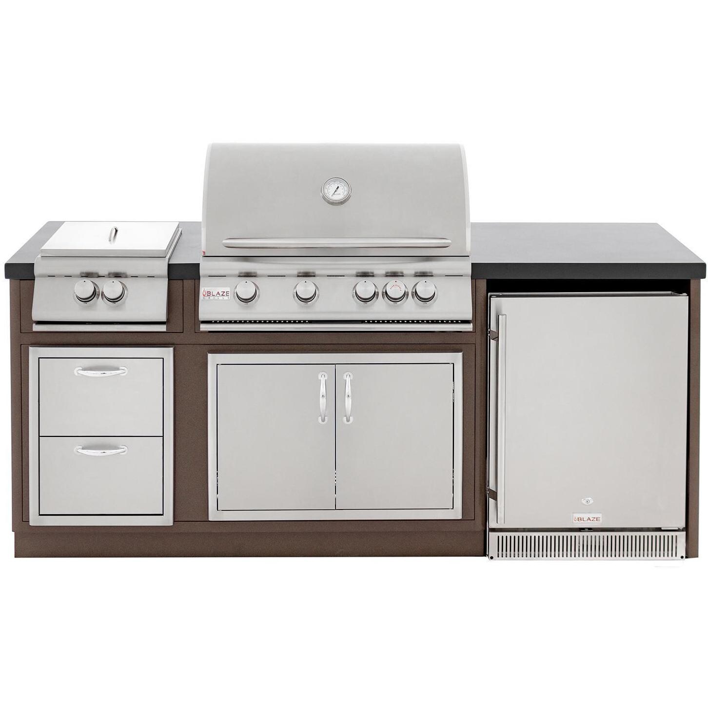 Blaze BBQ Island With 32-Inch 4-Burner Natural Gas Grill & Power Burner thumbnail