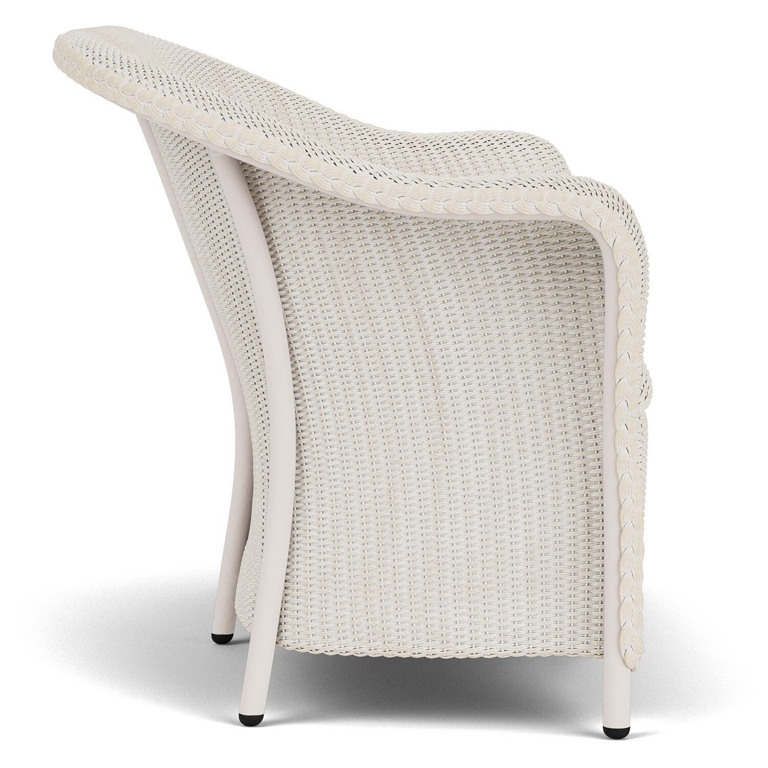 Lloyd Flanders Reflections 3-Piece Seating Set W/ Lounge Chairs in Antique White Finish - Loveseat Side thumbnail