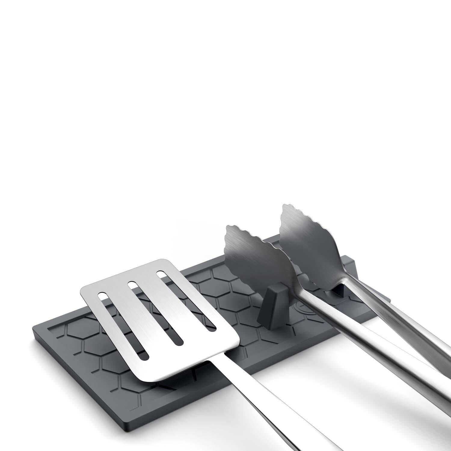 Outset  76652 Silicone Grill Mat/Tong holder - White Background thumbnail
