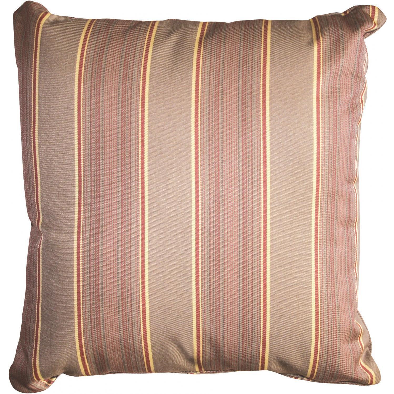 Darlee DL31-SP-6 Multi Striped 6 Piece 13 X 13 Throw Pillow Set - Fabric Detail thumbnail