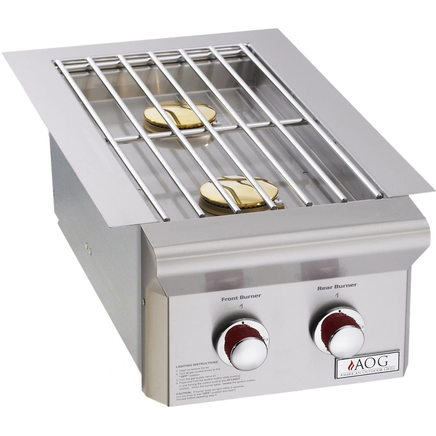 American Outdoor Grill TSeries DropIn Natural Gas Double Side Burner