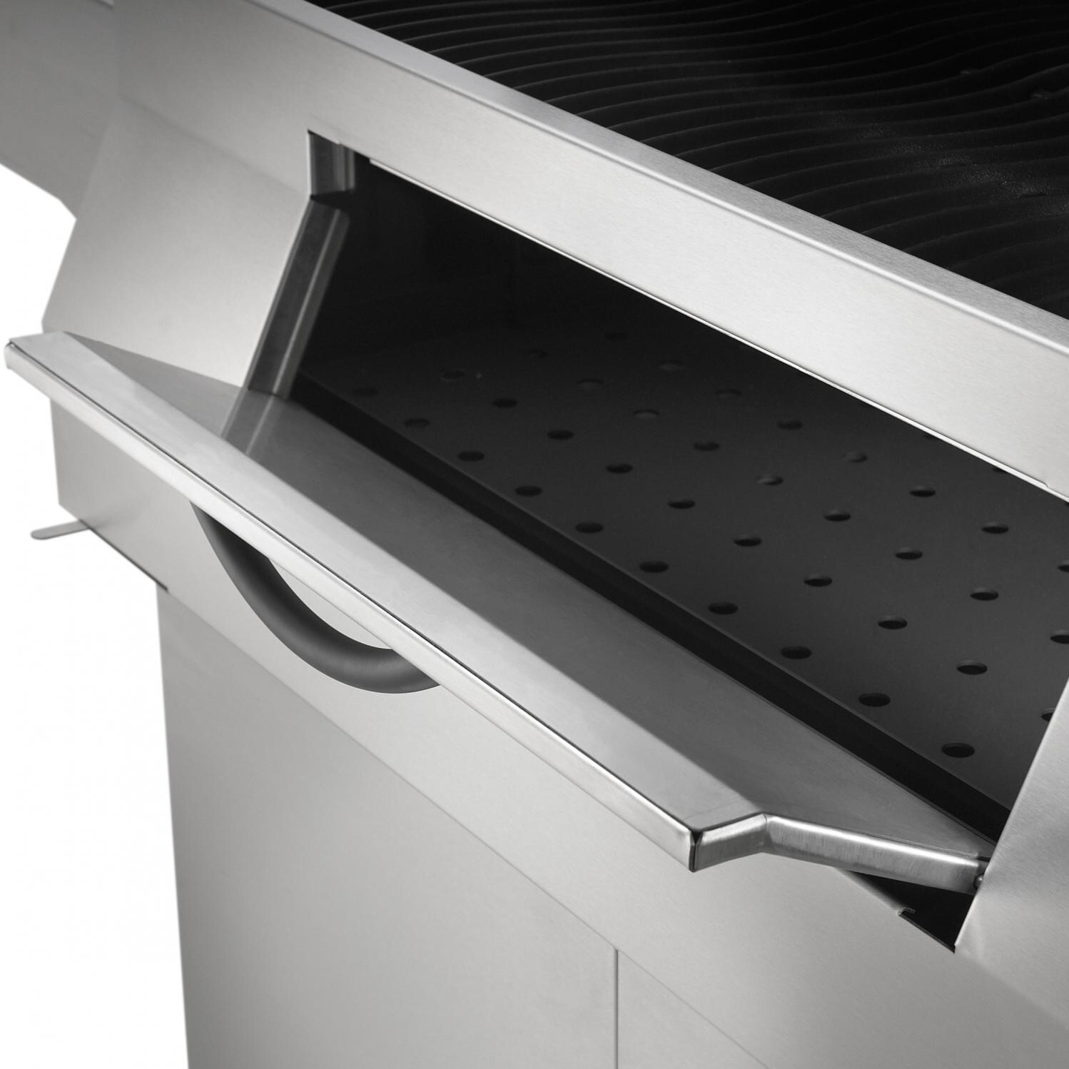 Napoleon Professional Charcoal Grill On Cart - Charcoal Door thumbnail