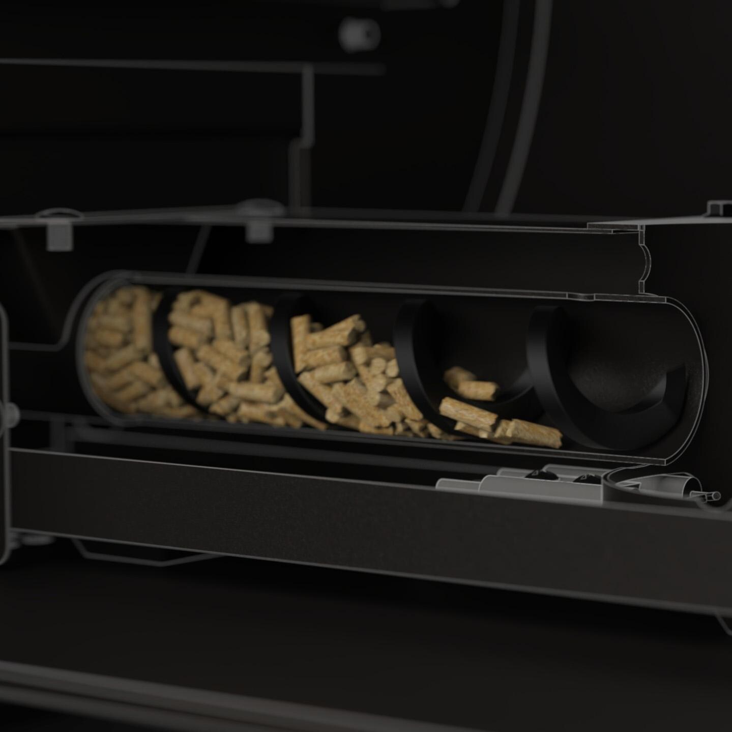 HALO HS-1005-ANA Prime300 Countertop Pellet Grill - Auger - Detail thumbnail