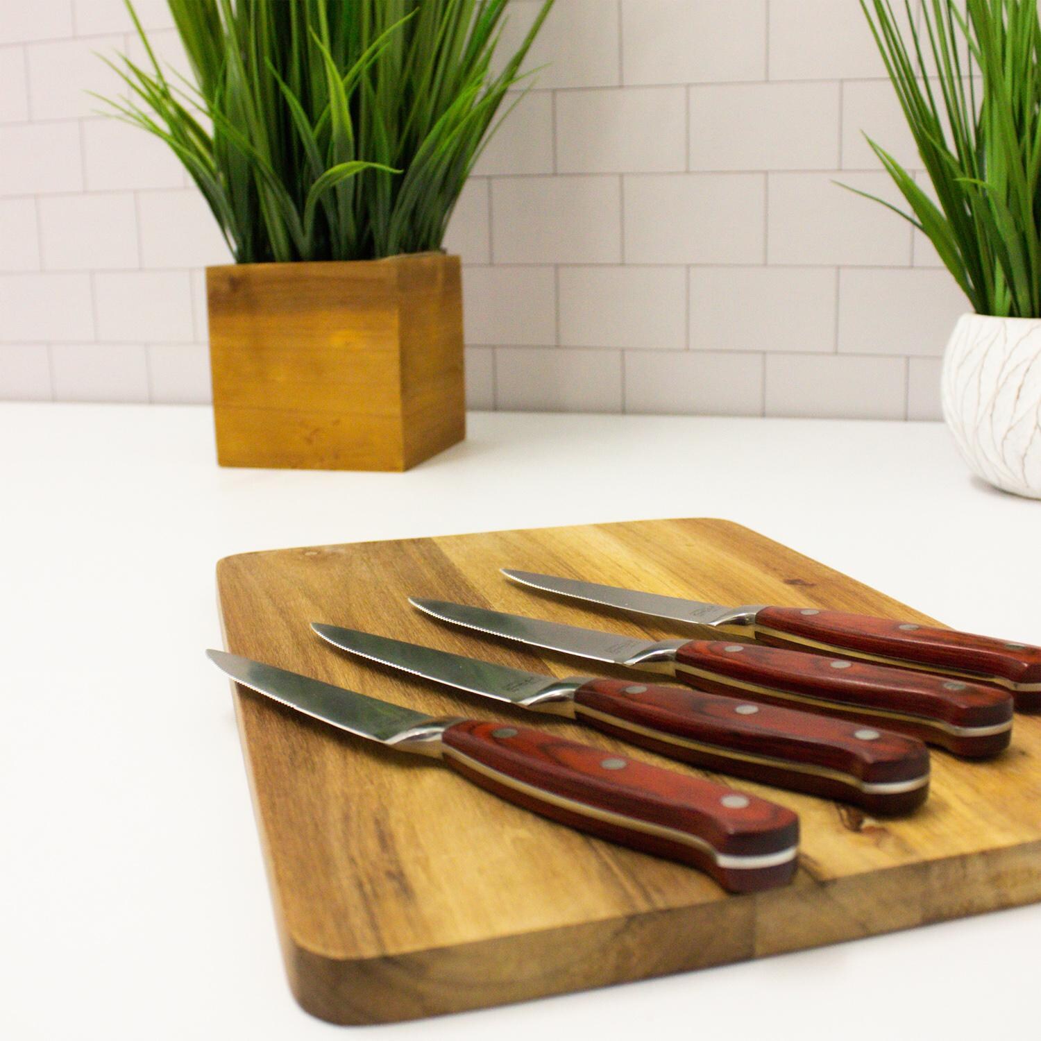 BergHOFF 2202014 Pakka 6-Piece Stainless Steel Steak Knife Set - Wide Angle thumbnail