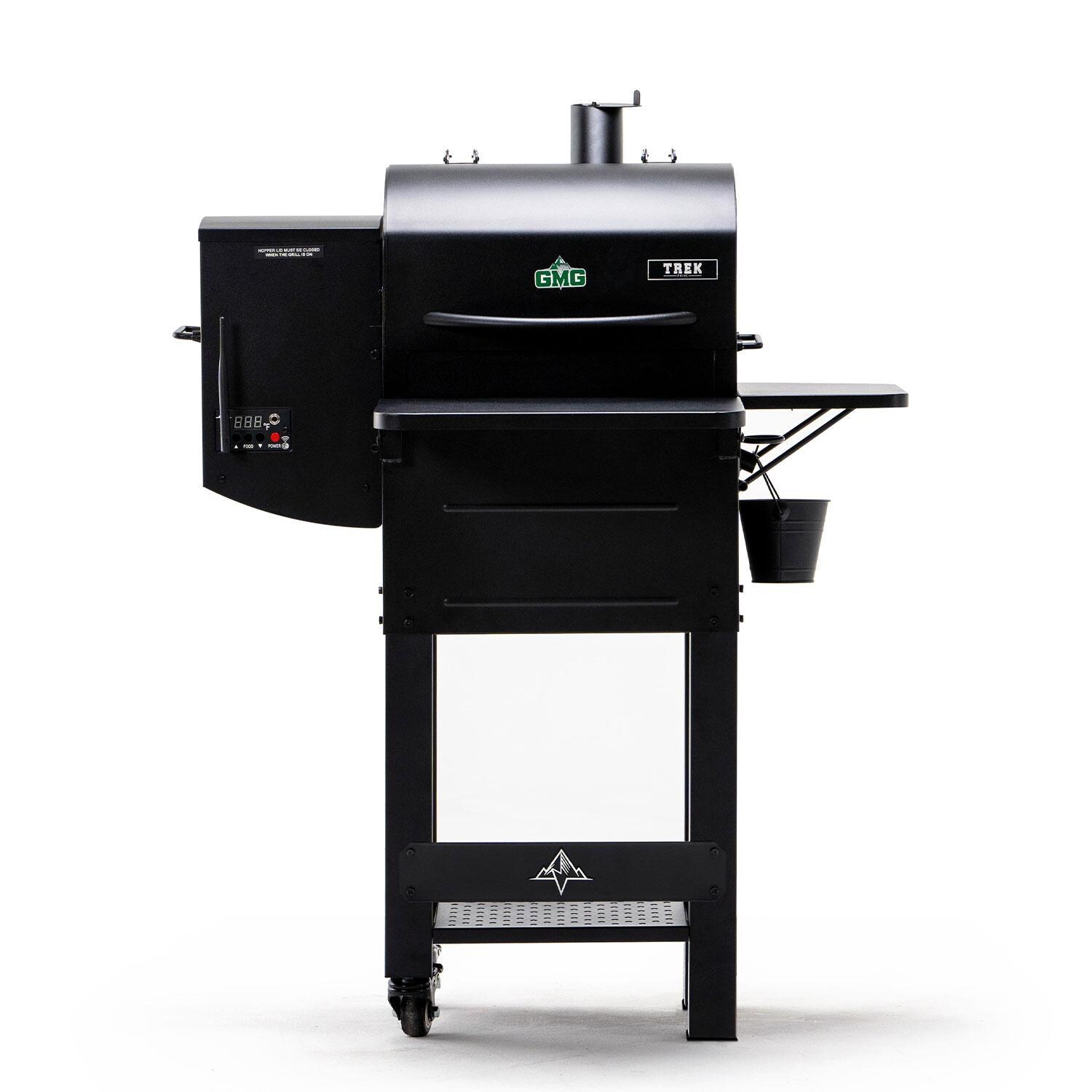 Green Mountain Grills Trek Prime 2.0 WiFi Pellet Grill w/ Cover - Cart Add-on (Sold Separately) - White Background thumbnail