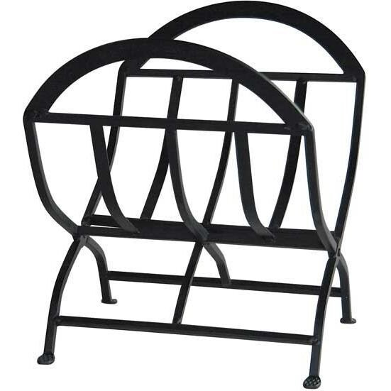 UniFlame Black Wrought Iron Log Rack - W-1038