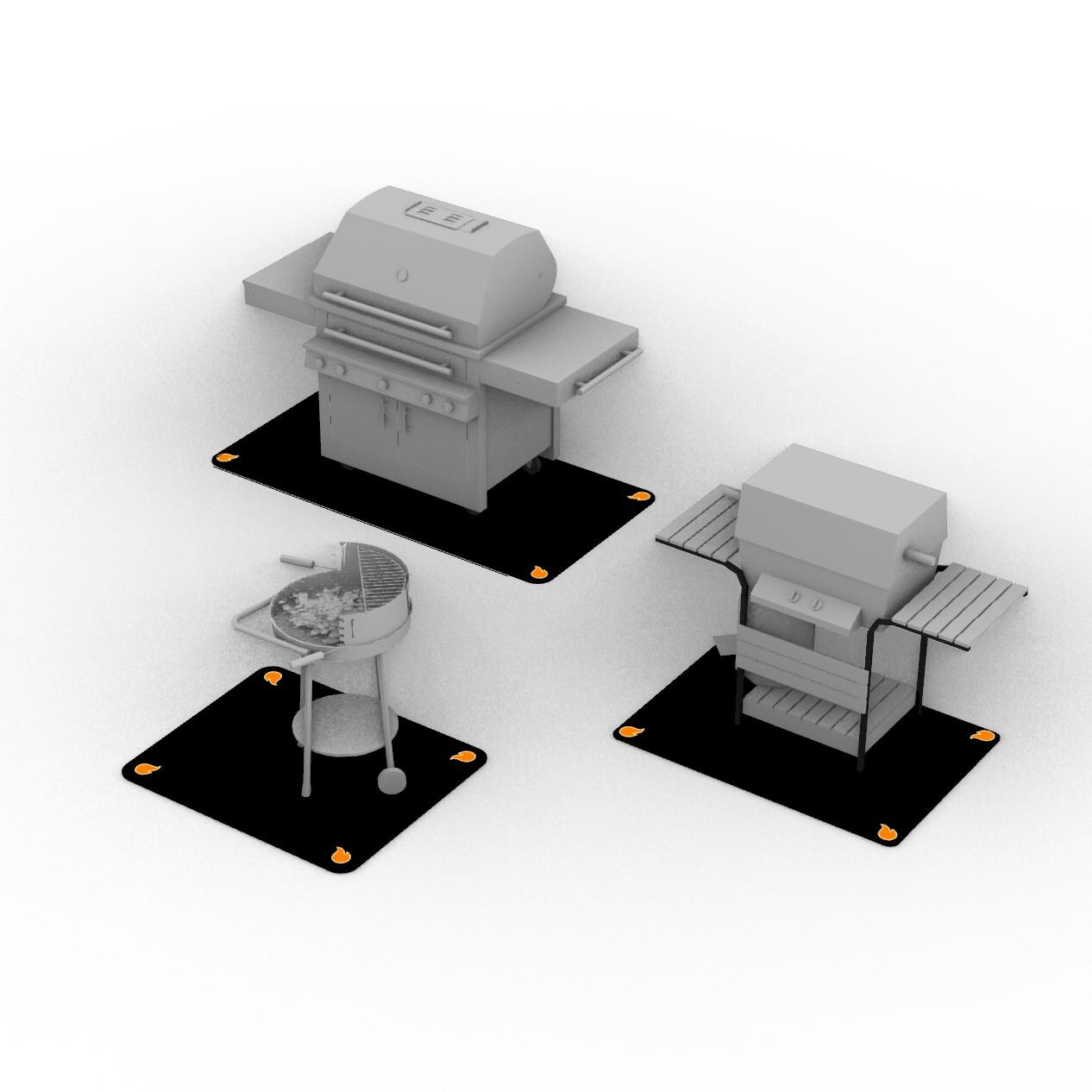 Drip EZ Deck Protector - Size Comparison