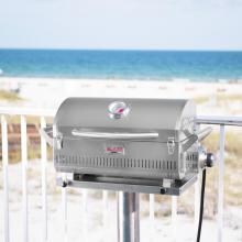 Blaze Professional Marine Grade Portable Propane Gas Grill On Pedestal
