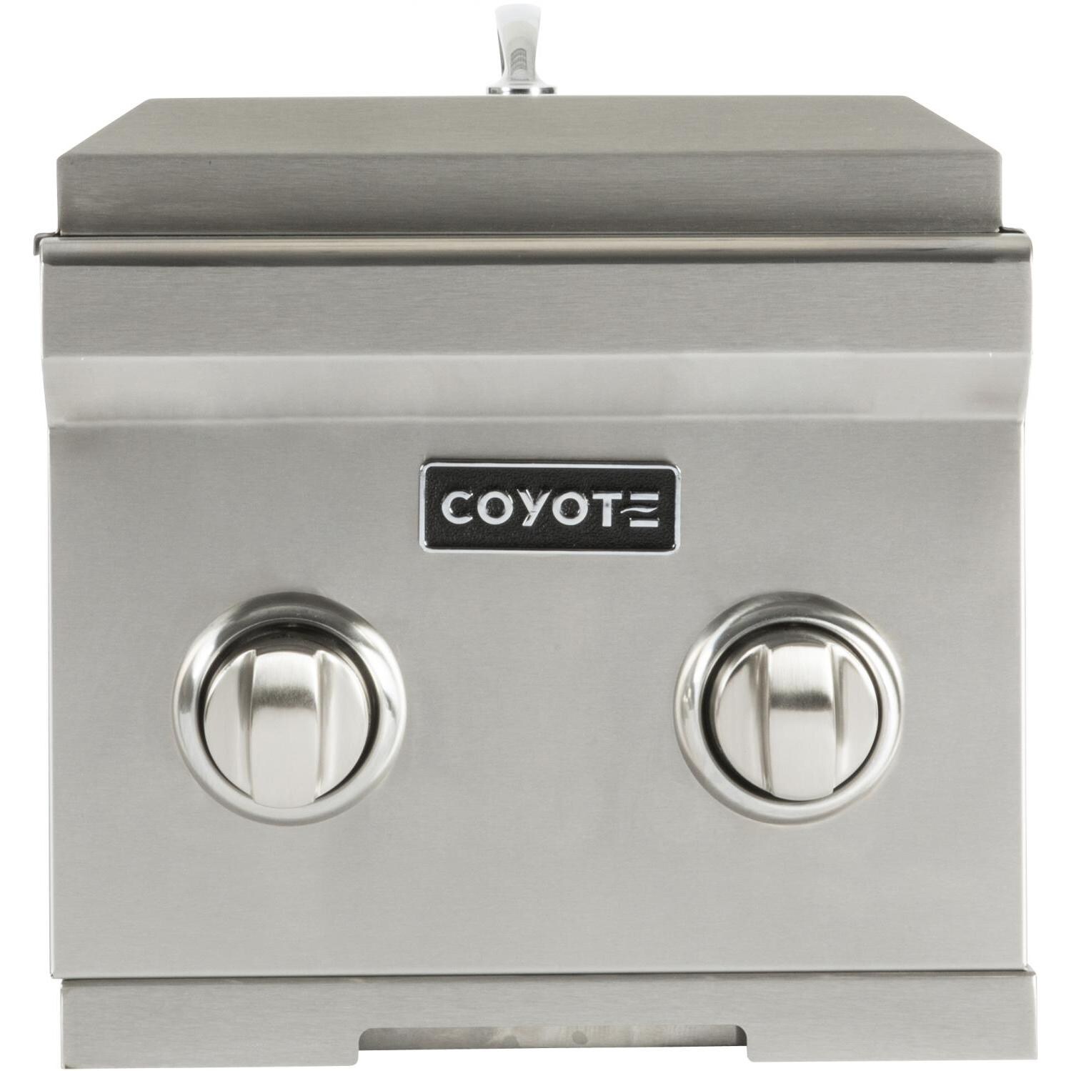 Coyote Built-In Natural Gas Double Side Burner - C1DBNG image