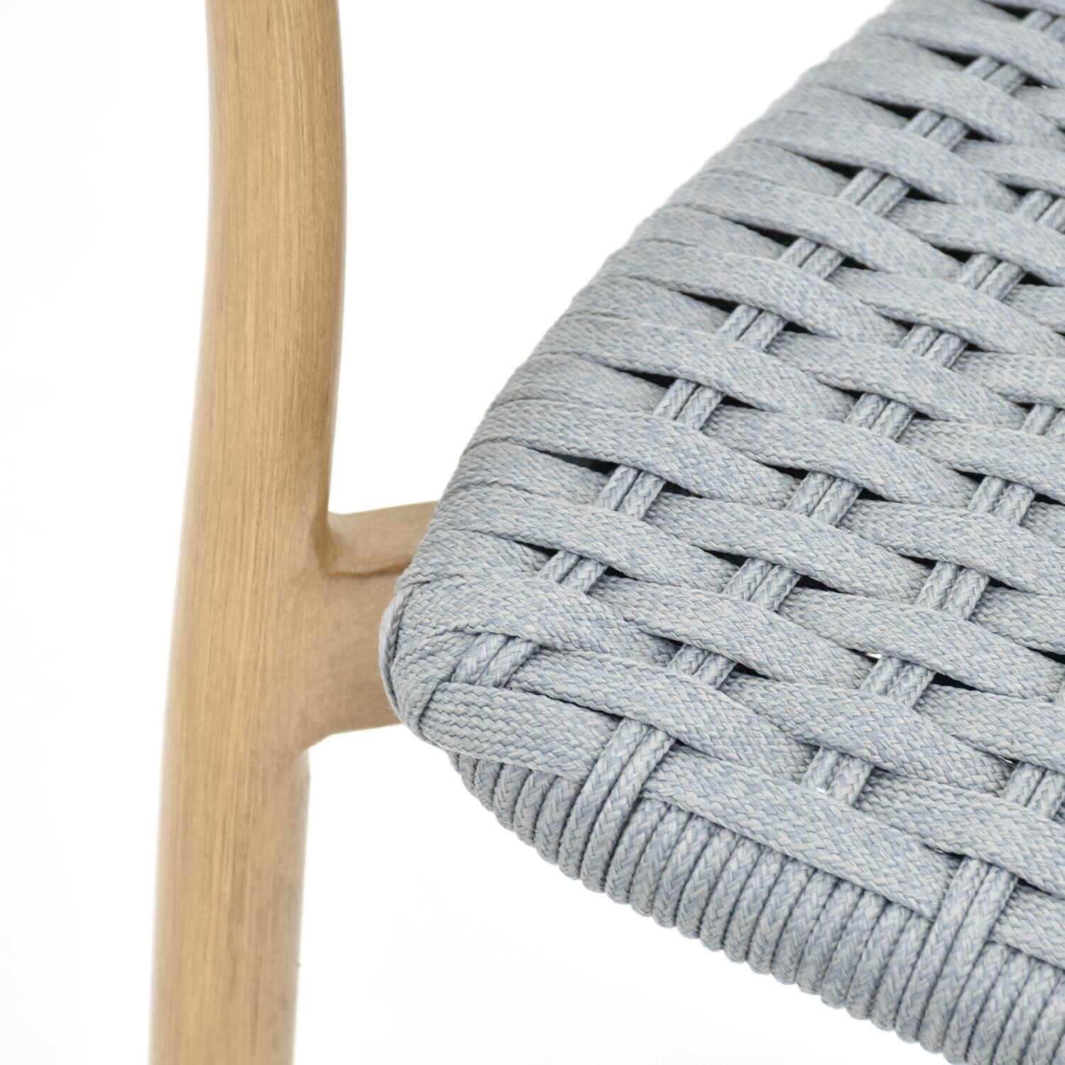 Lakeview Outdoor Designs LV-3410-7 Dove Cay 5 Pc Aluminum Dining Set in Gray By Lakeview - Seat - Detail thumbnail