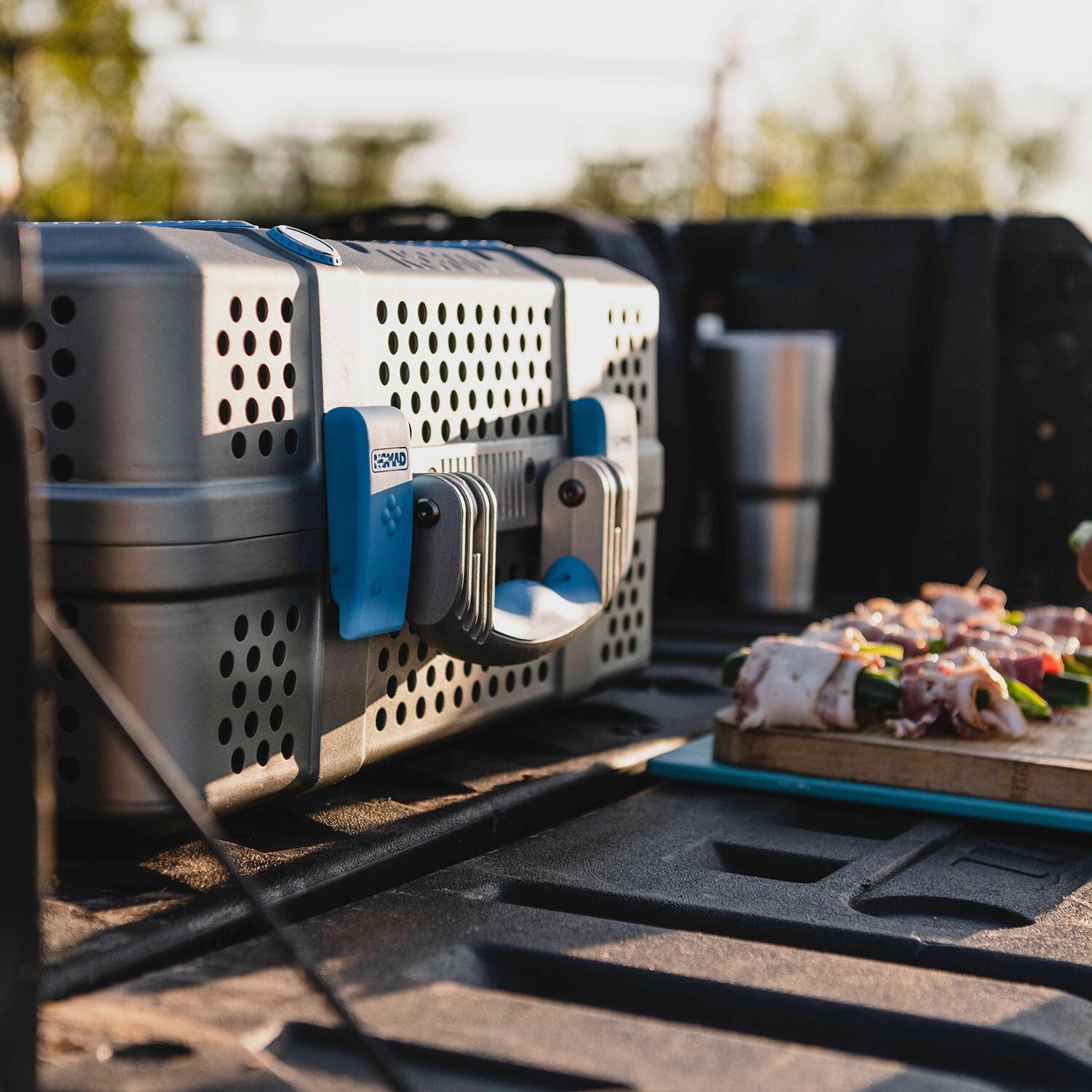 NOMAD Grills NG-2001-GG Portable Charcoal Grill & Smoker - Great For Tailgating thumbnail