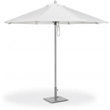 Oxford Garden 9 Ft. Octagonal Aluminum Patio Market Umbrella W/ Pulley - Sunbrella Canvas Canvas image