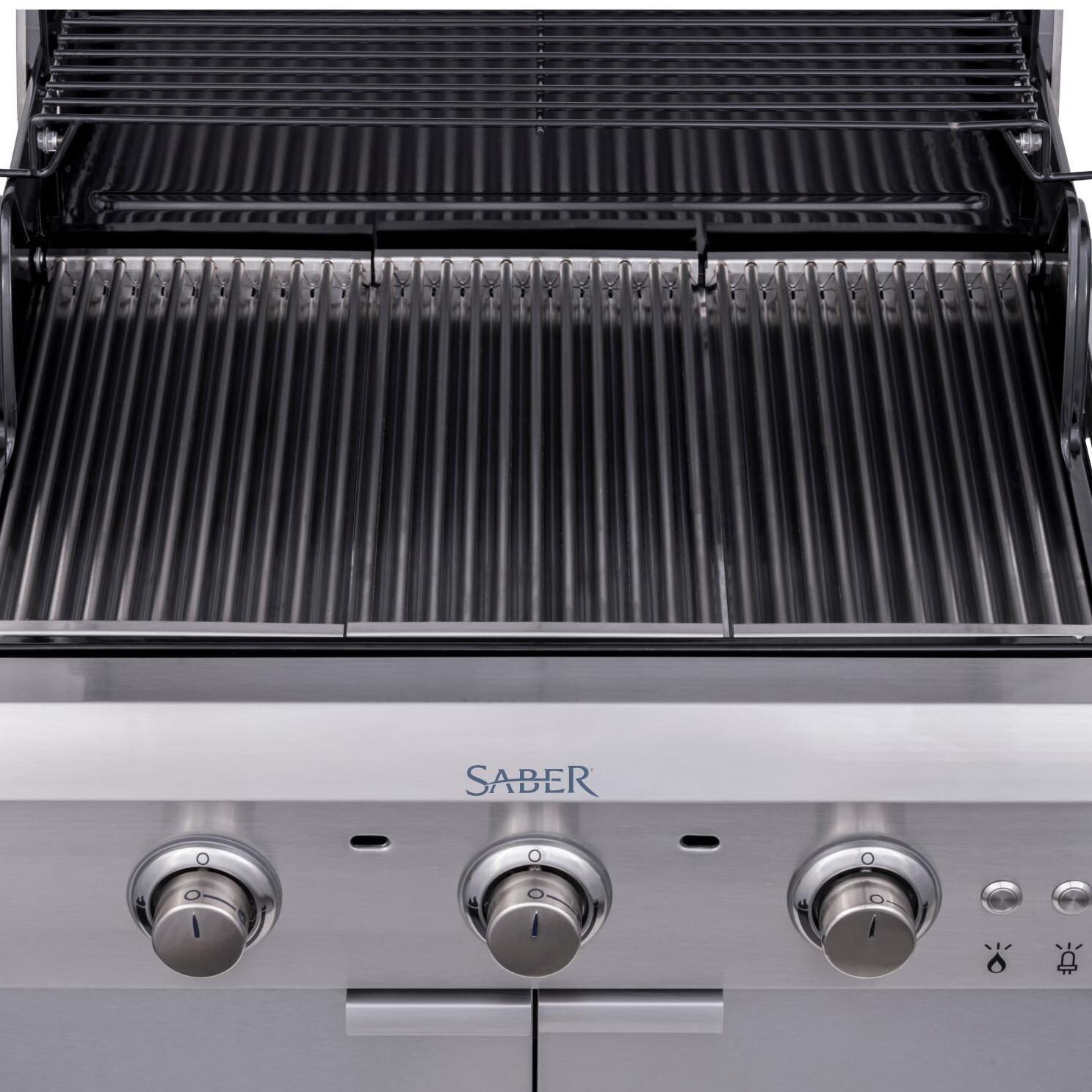 Saber Select R42SC0321 3-Burner 24-Inch Infrared Propane Gas Grill - Grill Grates thumbnail