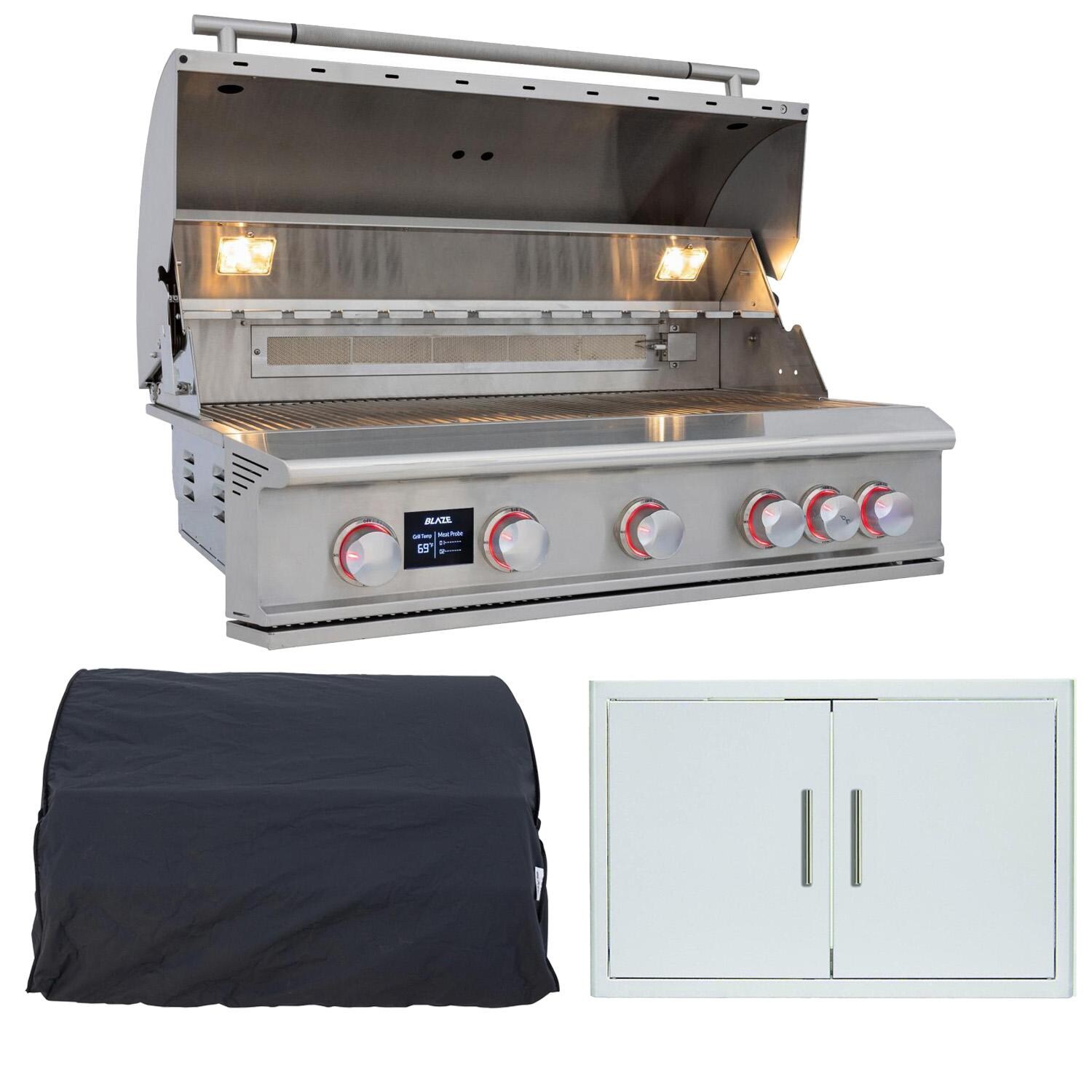 Blaze LTE PRO 3-Piece 40-Inch Natural Gas Outdoor Kitchen Package - White Background thumbnail