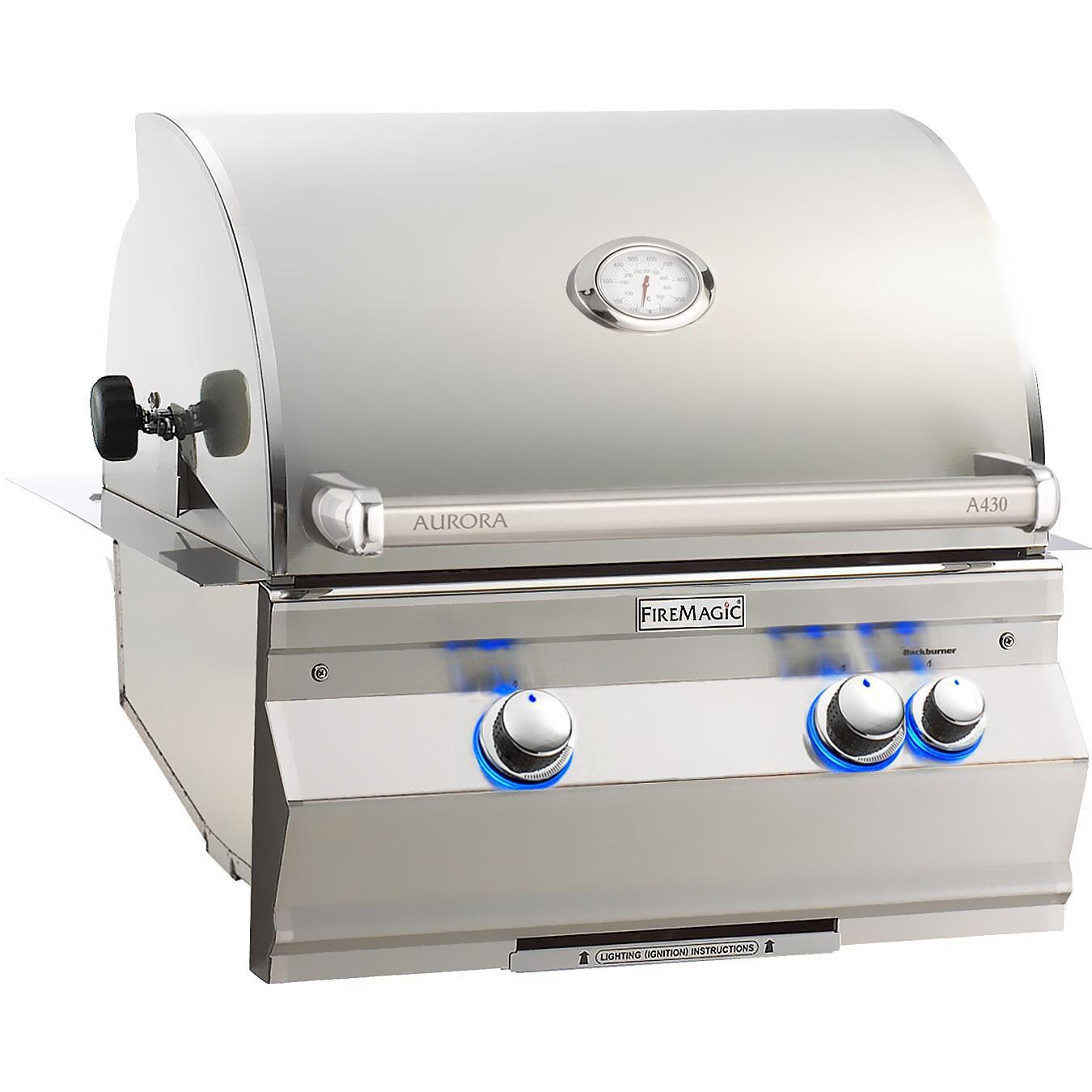 Fire Magic - A430I-8EAN - Aurora 24-Inch Built-In Natural Gas Grill W/ Rotisserie thumbnail
