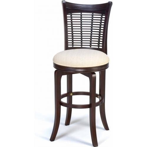 Hillsdale Bayberry 30 Inch Swivel Bar Stool - Dark Cherry