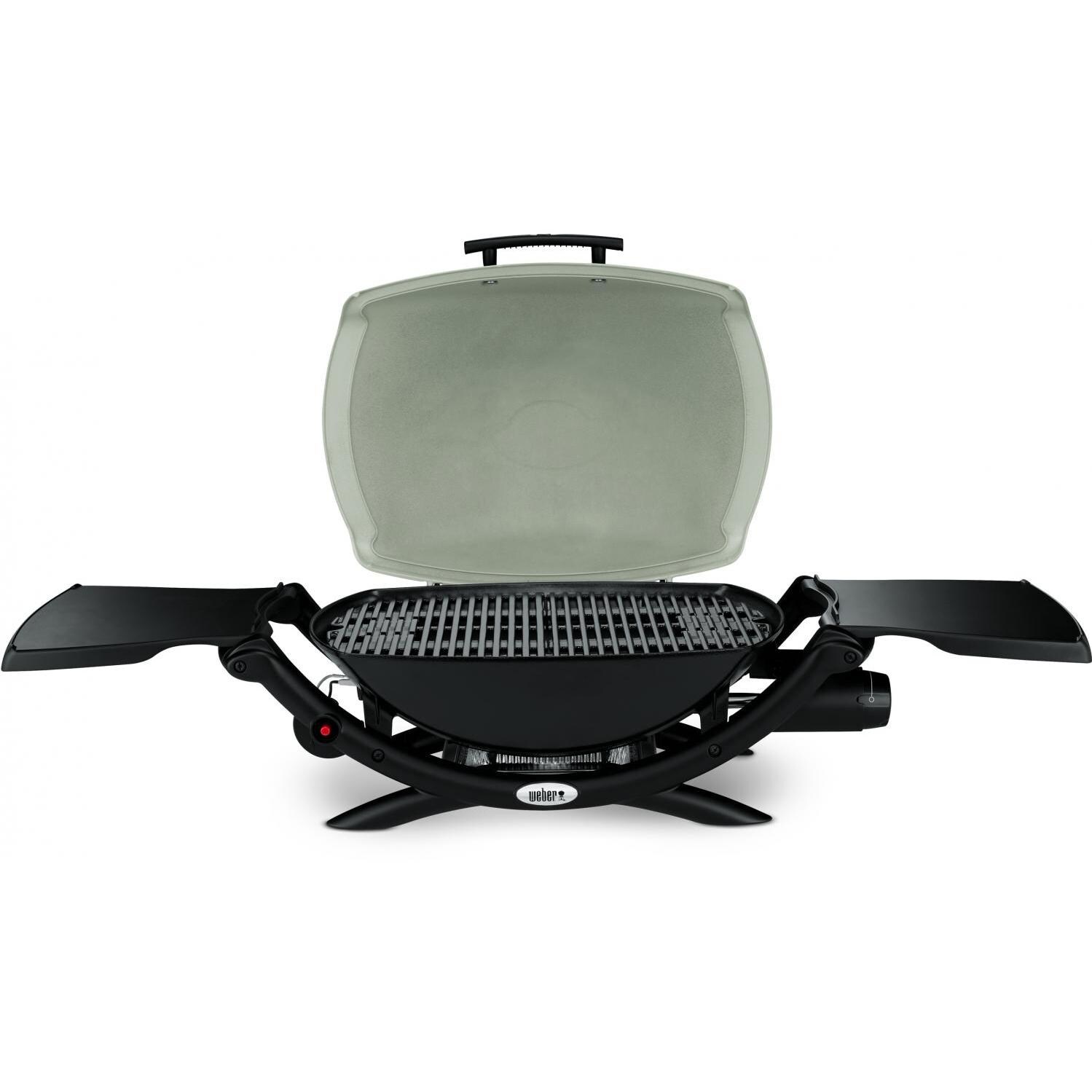 Weber Q 2000 Portable Propane Gas Grill - Open View thumbnail
