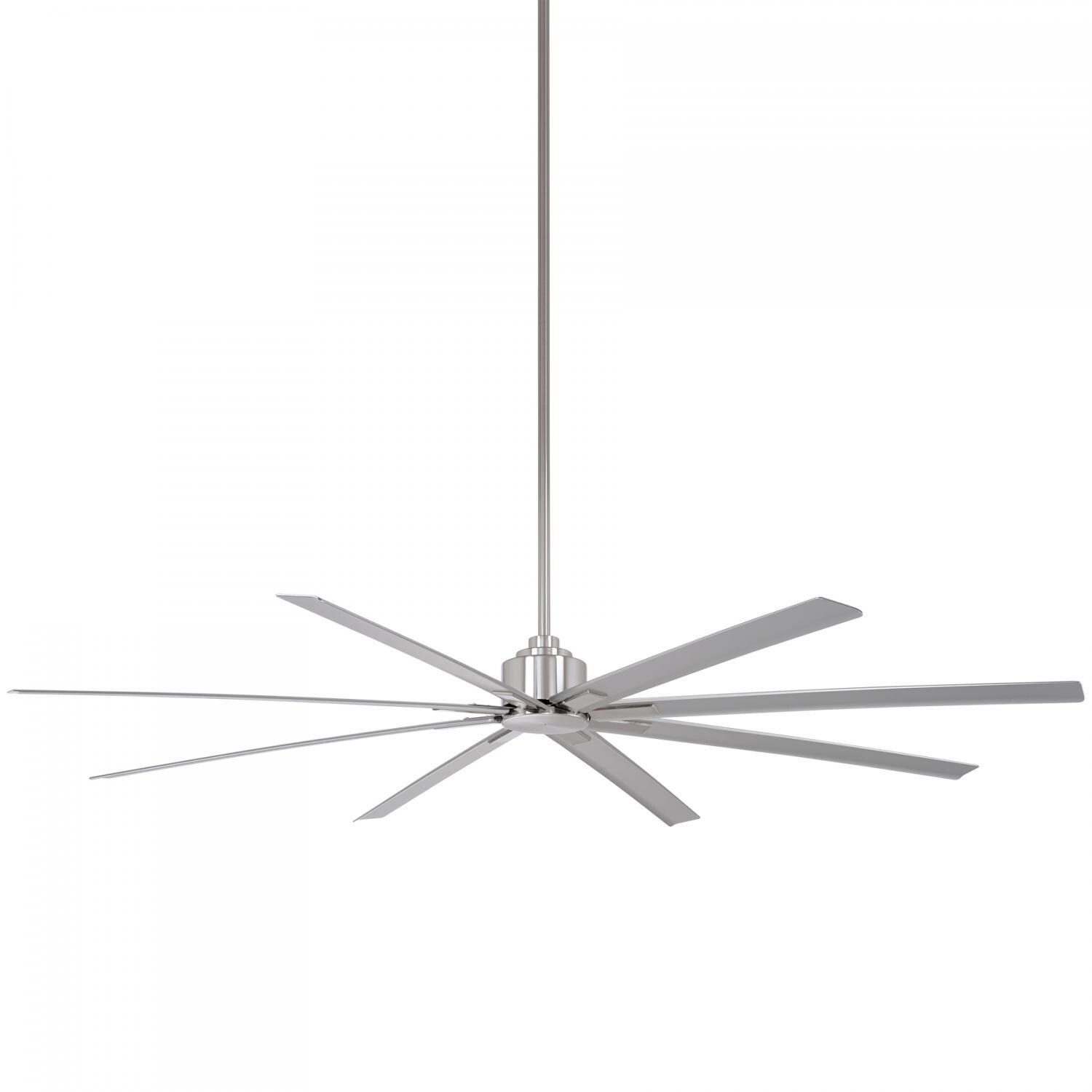 Minka-Aire F896-84-BNW Xtreme H2O 84-Inch 8-Blade Ceiling Fan in Brushed Nickel Finish w/ Silver Blades thumbnail