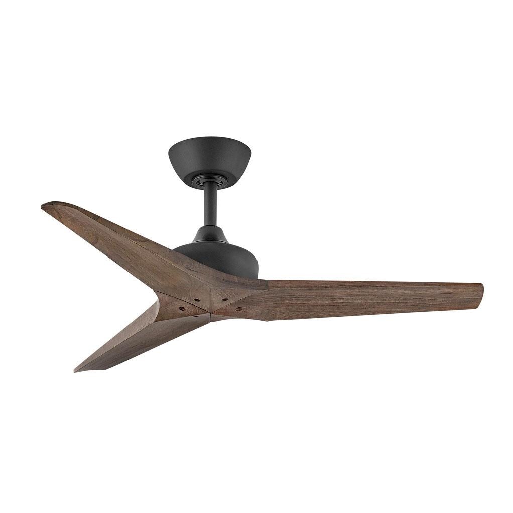 Hinkley Lighting Chisel 44 Inch Indoor / Outdoor Ceiling Fan - Matte Black - 903744FMB-NDD